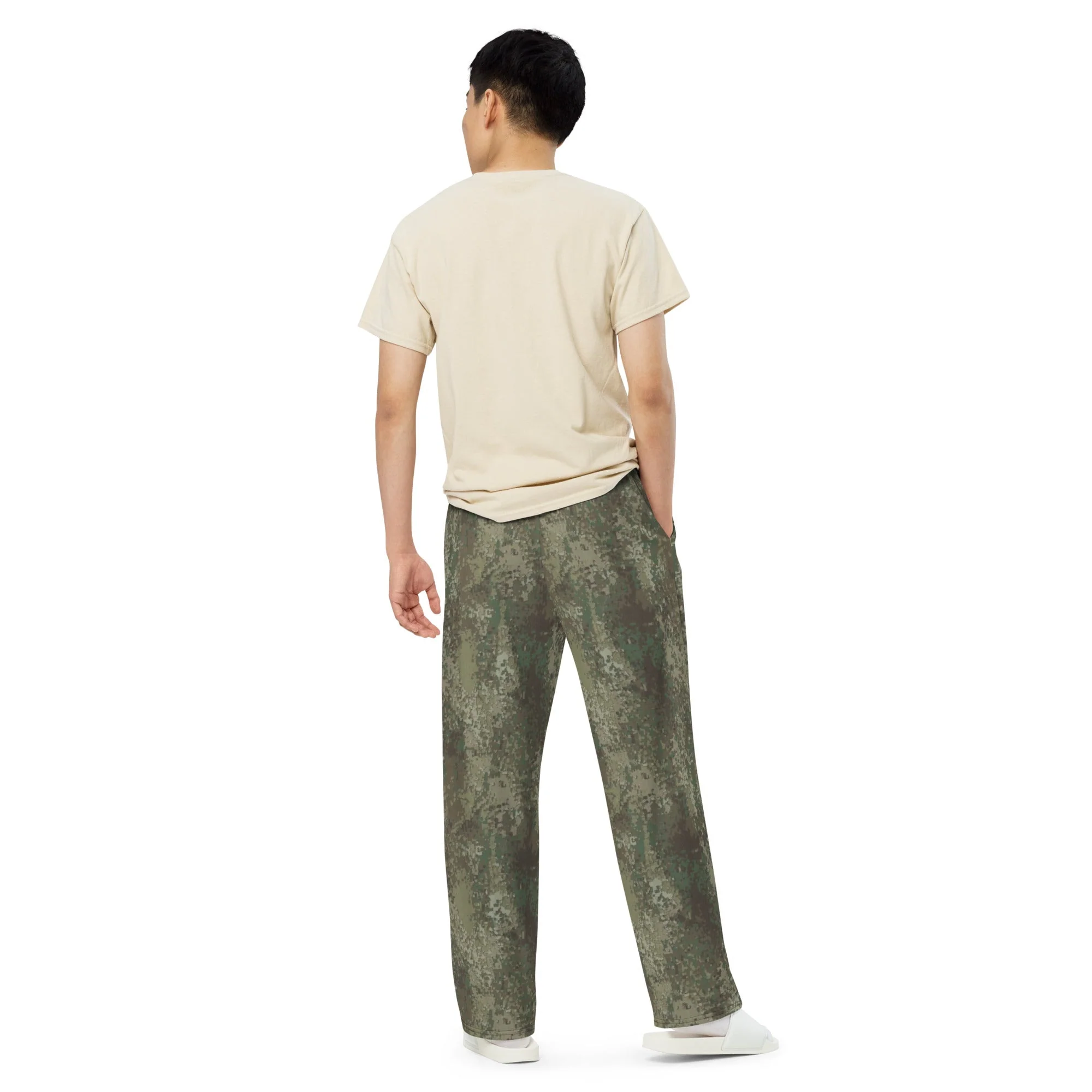 New Zealand Multi-Terrain CAMO Unisex Wide-Leg Leisure Pants - Image 3
