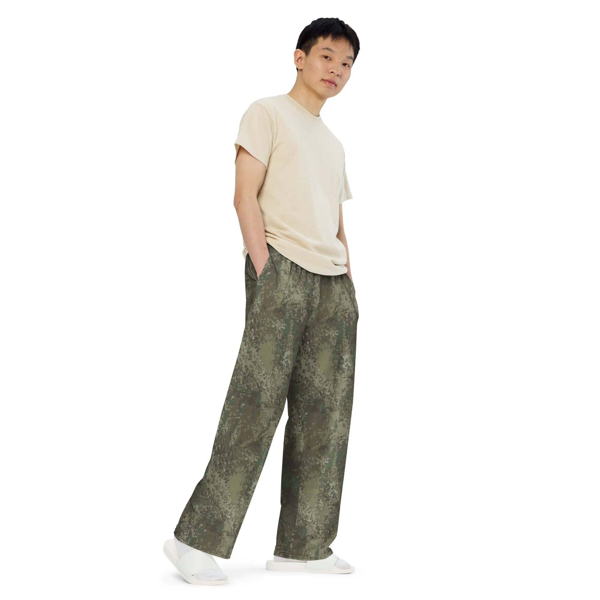New Zealand Multi-Terrain CAMO Unisex Wide-Leg Leisure Pants - Image 5