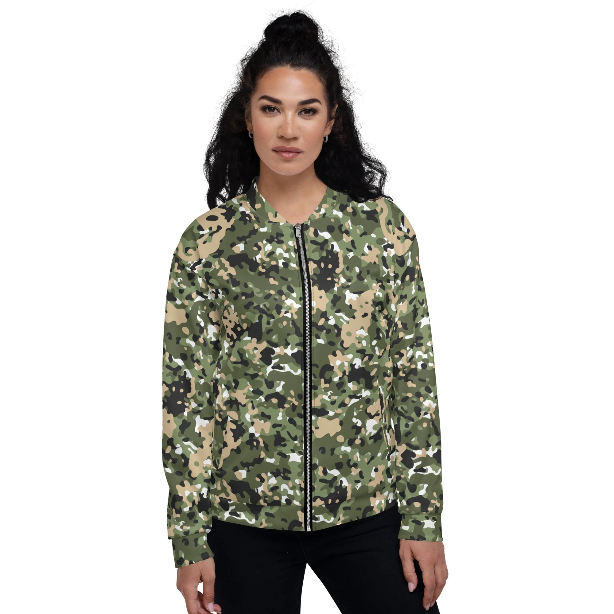 Nordic Combat Uniform CAMO Unisex Bomber Jacket - Image 4