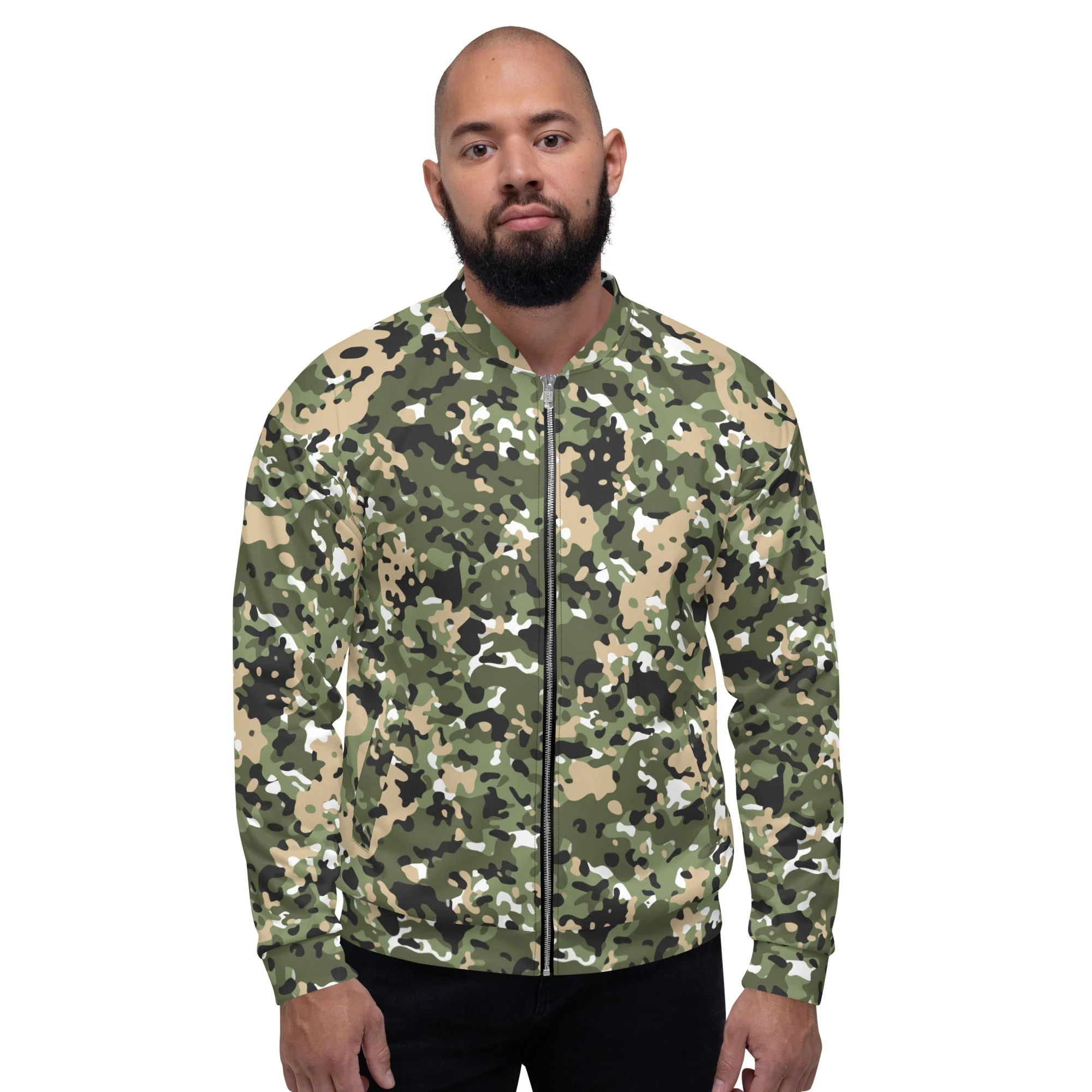 Nordic Combat Uniform CAMO Unisex Bomber Jacket - Image 6
