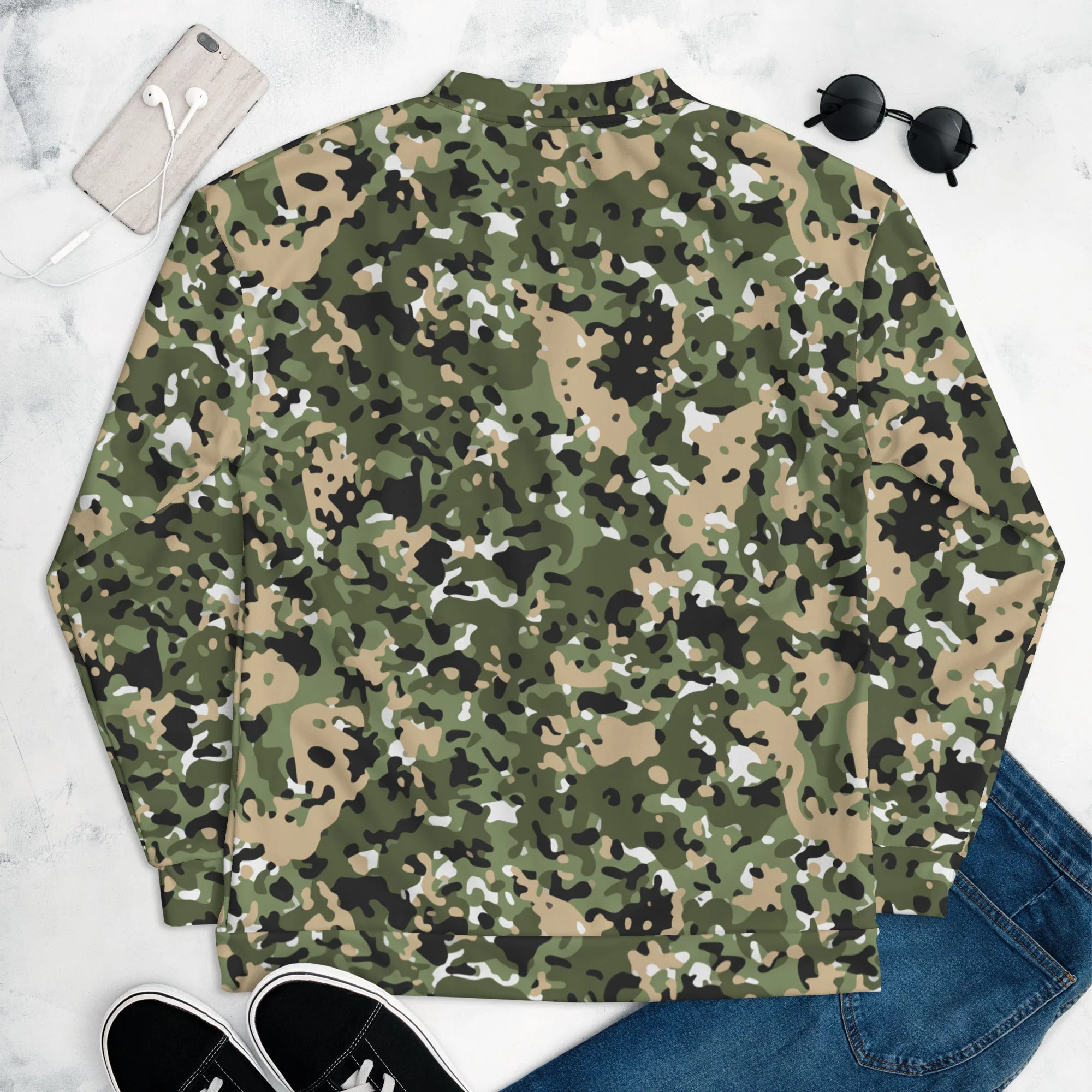 Nordic Combat Uniform CAMO Unisex Bomber Jacket - Image 8