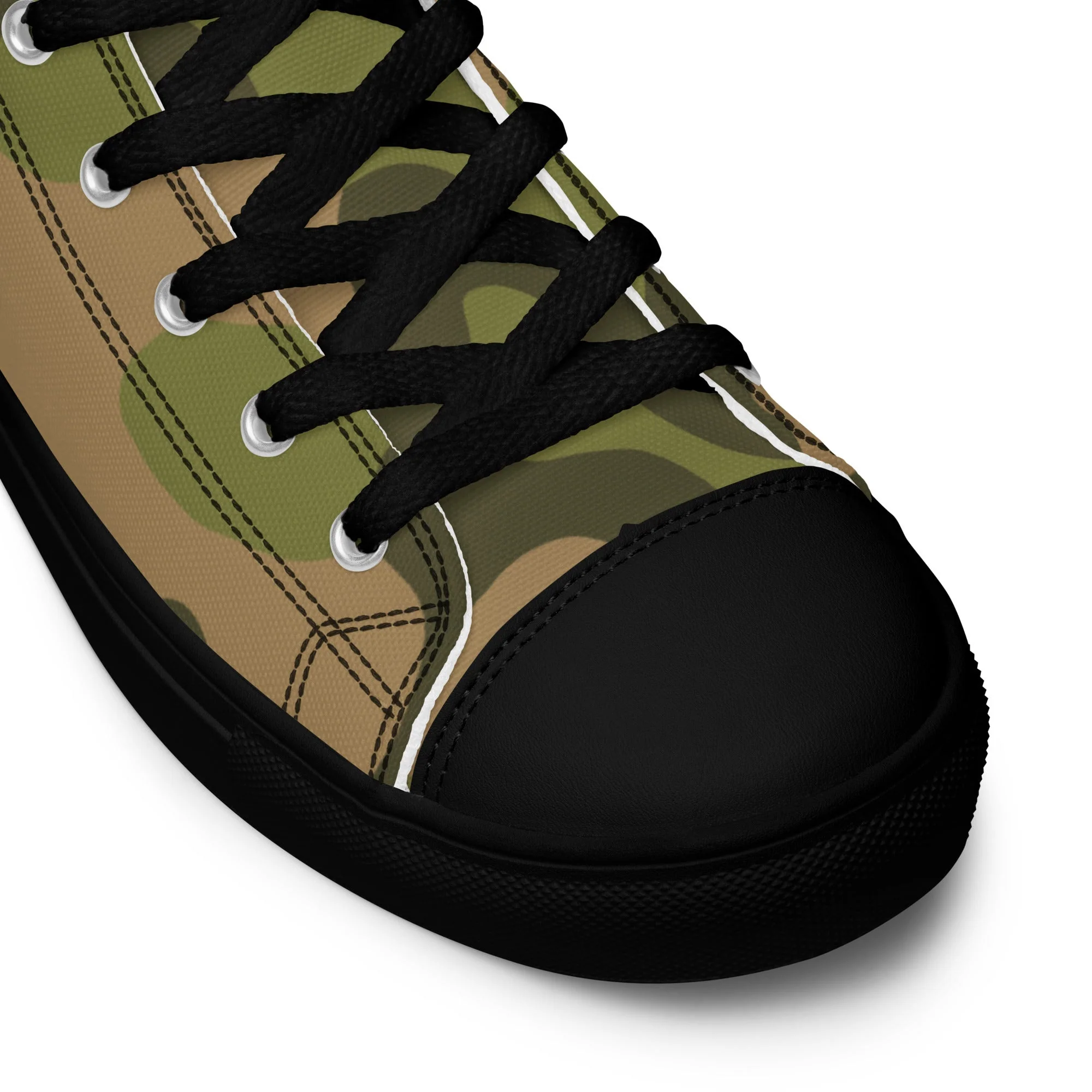 Norwegian M98 CAMO Mens High-Top Canvas Shoes - Image 5