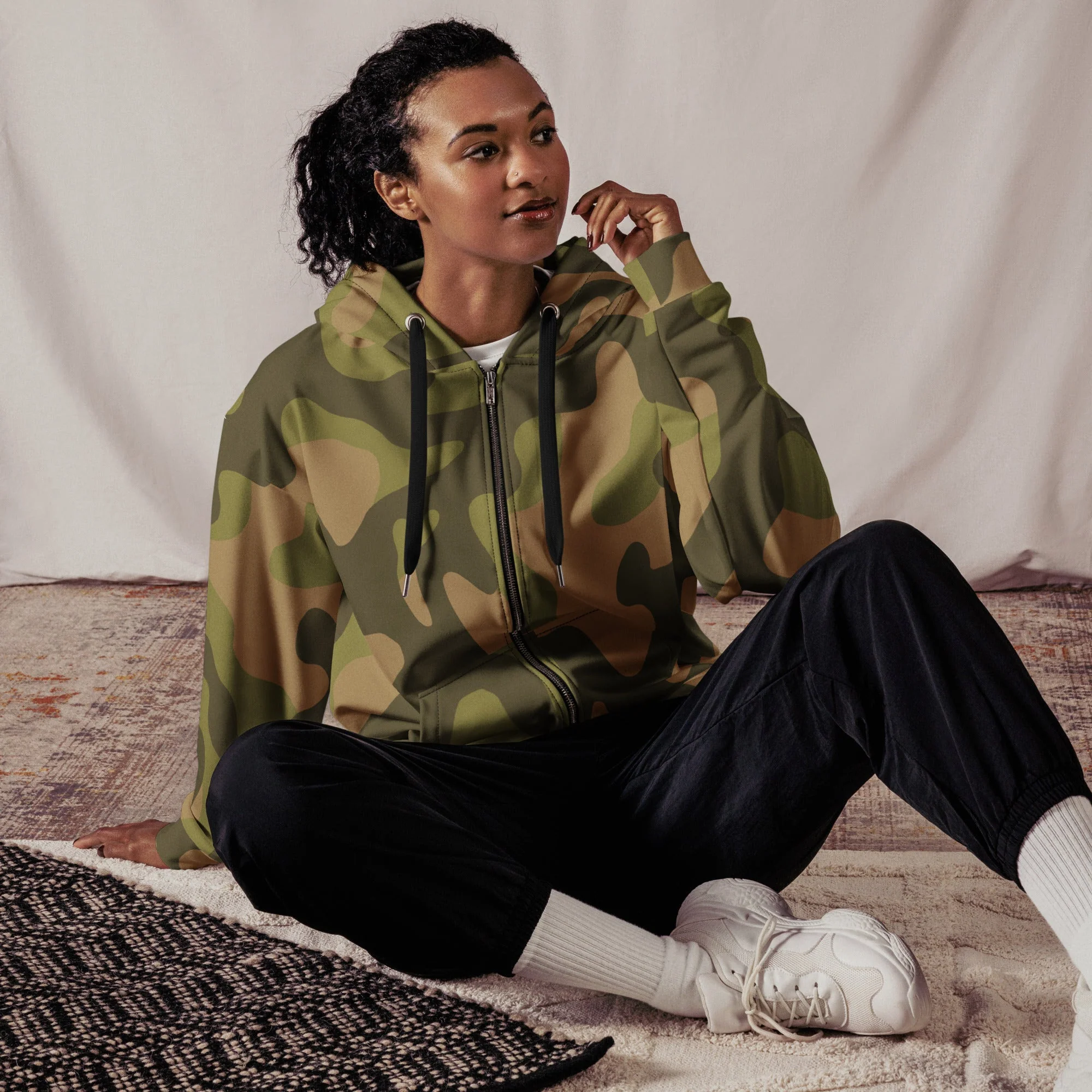 Norwegian M98 CAMO Unisex Zip Hoodie - Image 4