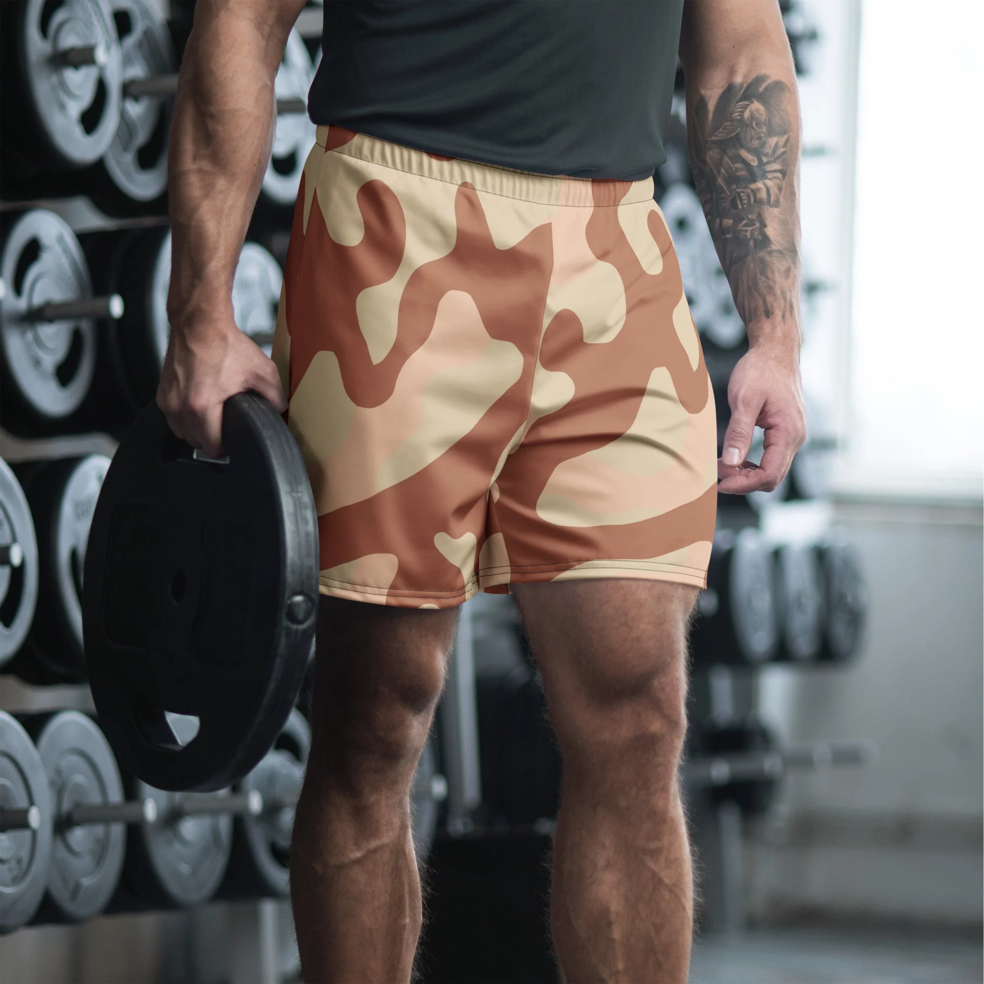 Norwegian M03 Desert CAMO Unisex Athletic Long Shorts