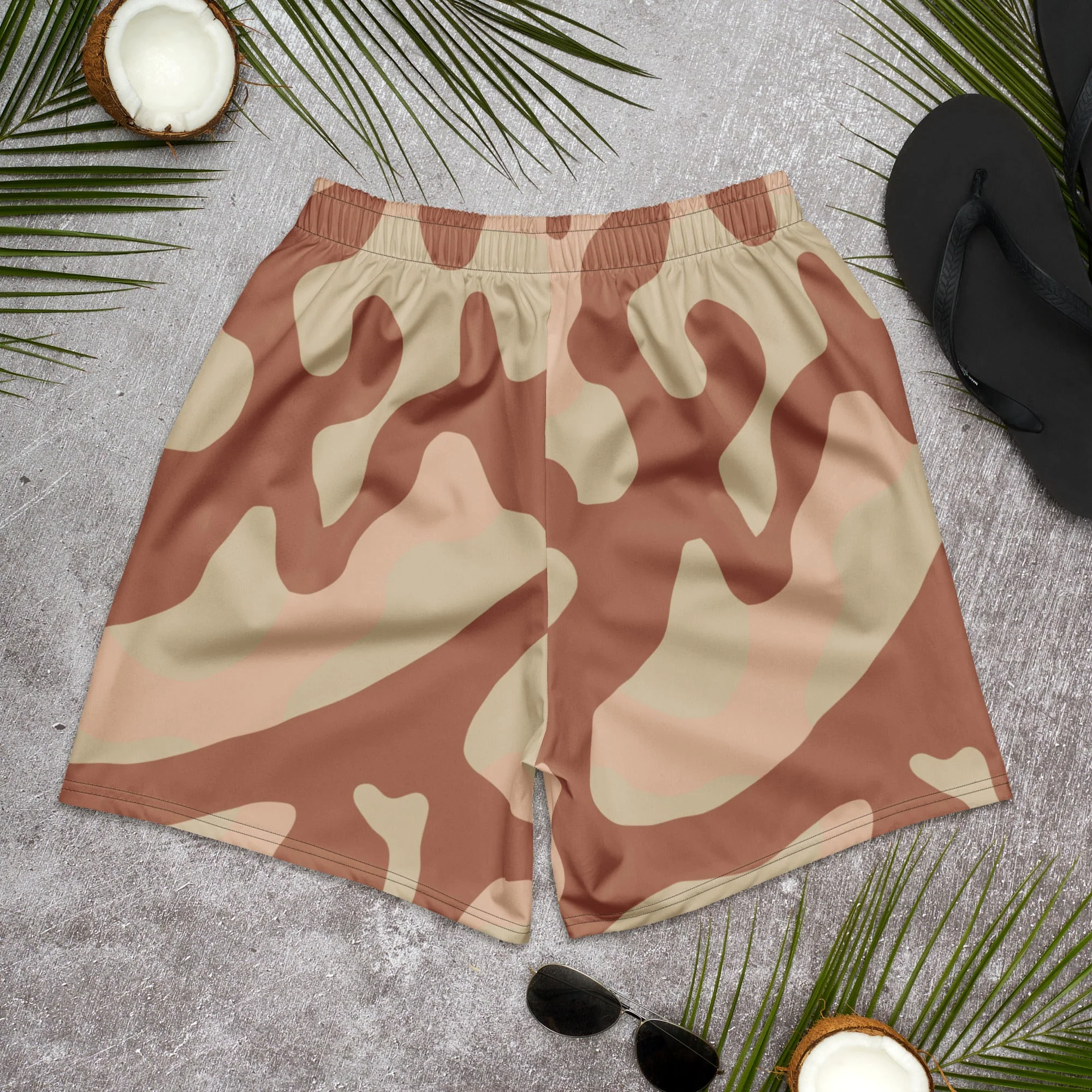 Norwegian M03 Desert CAMO Unisex Athletic Long Shorts - Image 5