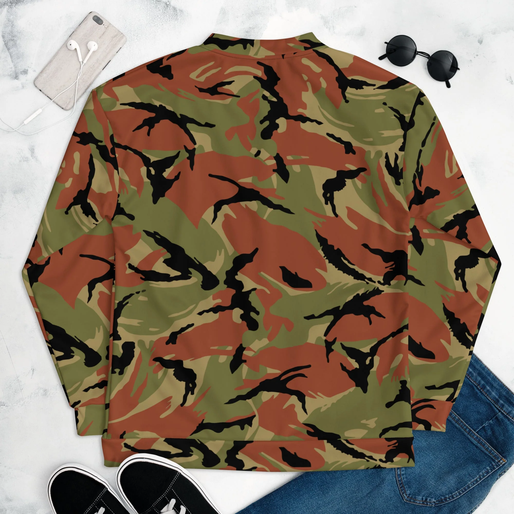 Omani DPM Royal Army CAMO Unisex Bomber Jacket - Image 8