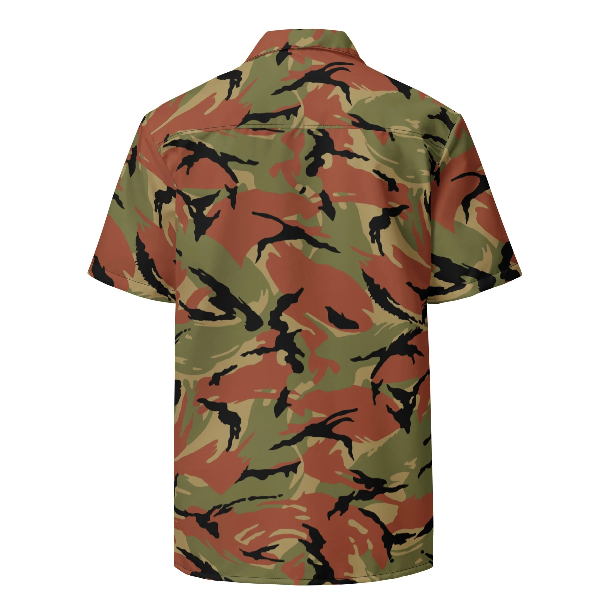 Omani DPM Royal Army CAMO Unisex Short-Sleeve Button Shirt - Image 8