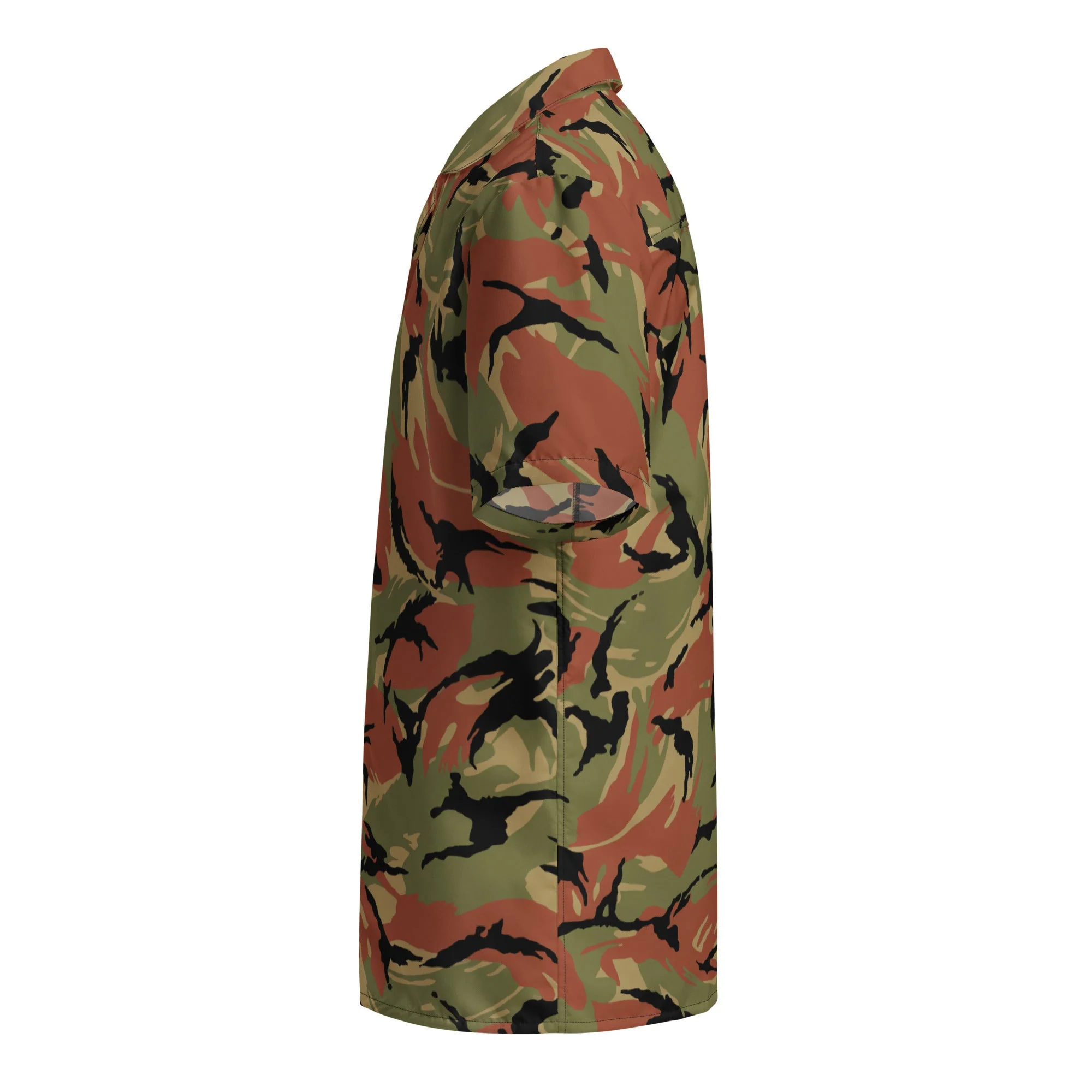 Omani DPM Royal Army CAMO Unisex Short-Sleeve Button Shirt - Image 9