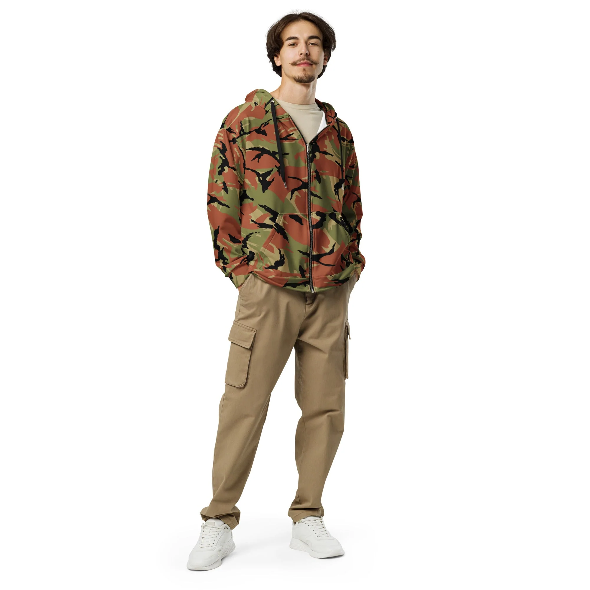 Omani DPM Royal Army CAMO Unisex Zip Hoodie - Image 7