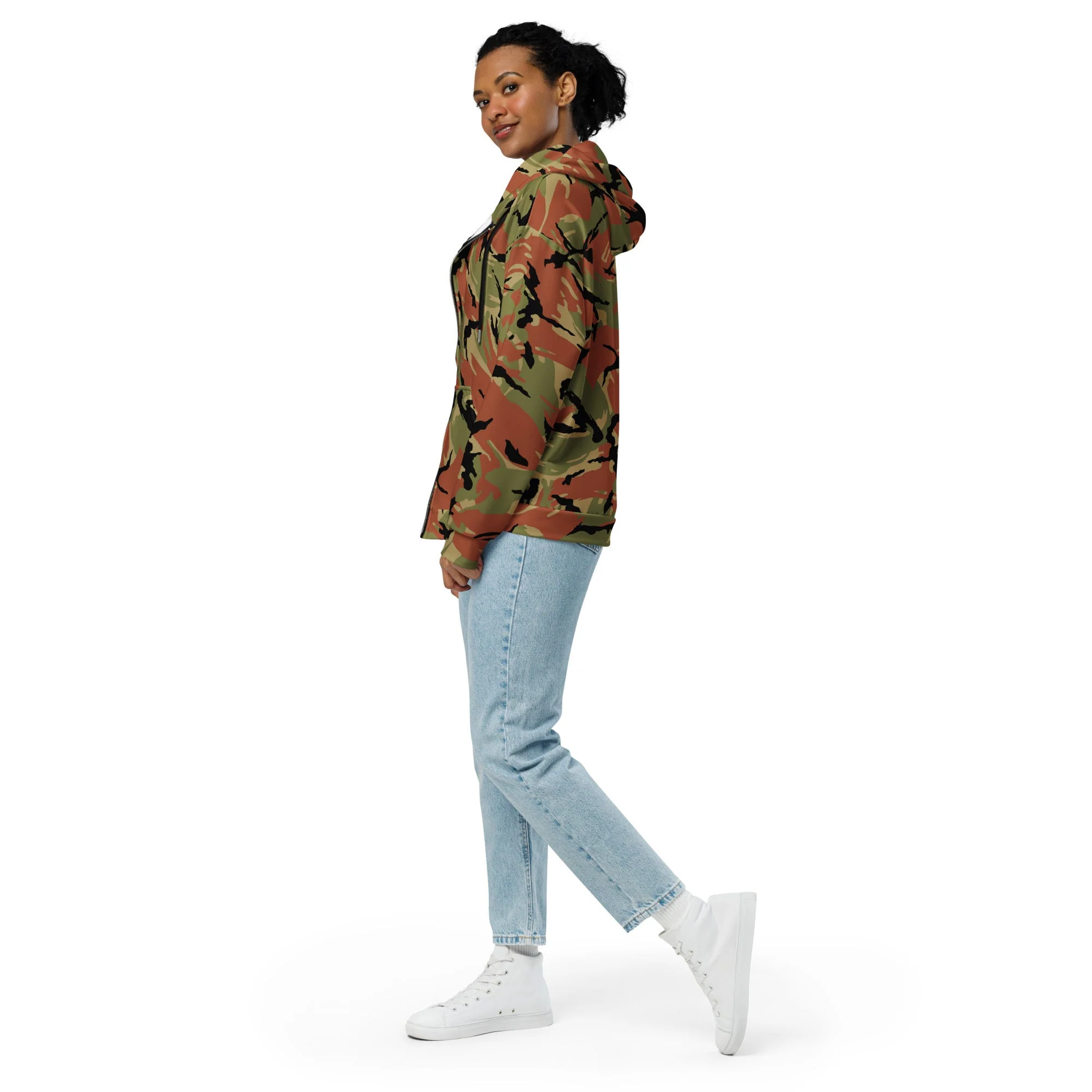 Omani DPM Royal Army CAMO Unisex Zip Hoodie - Image 9