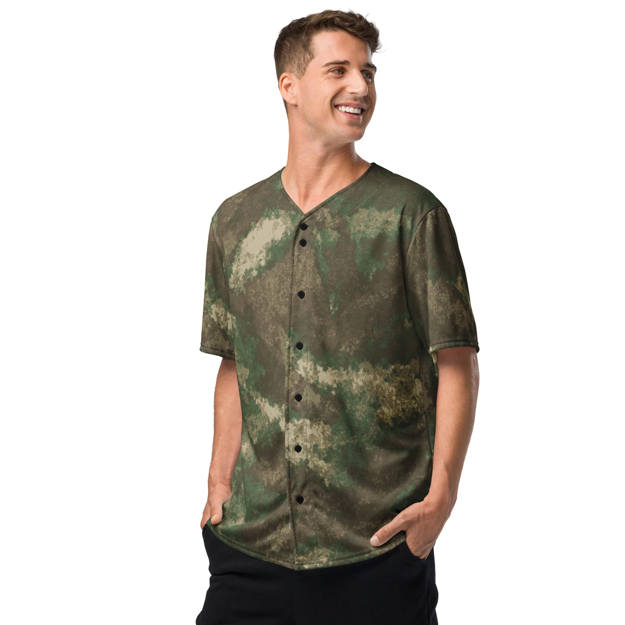 Omni-Terrain CAMO Unisex Baseball Jersey - Image 9
