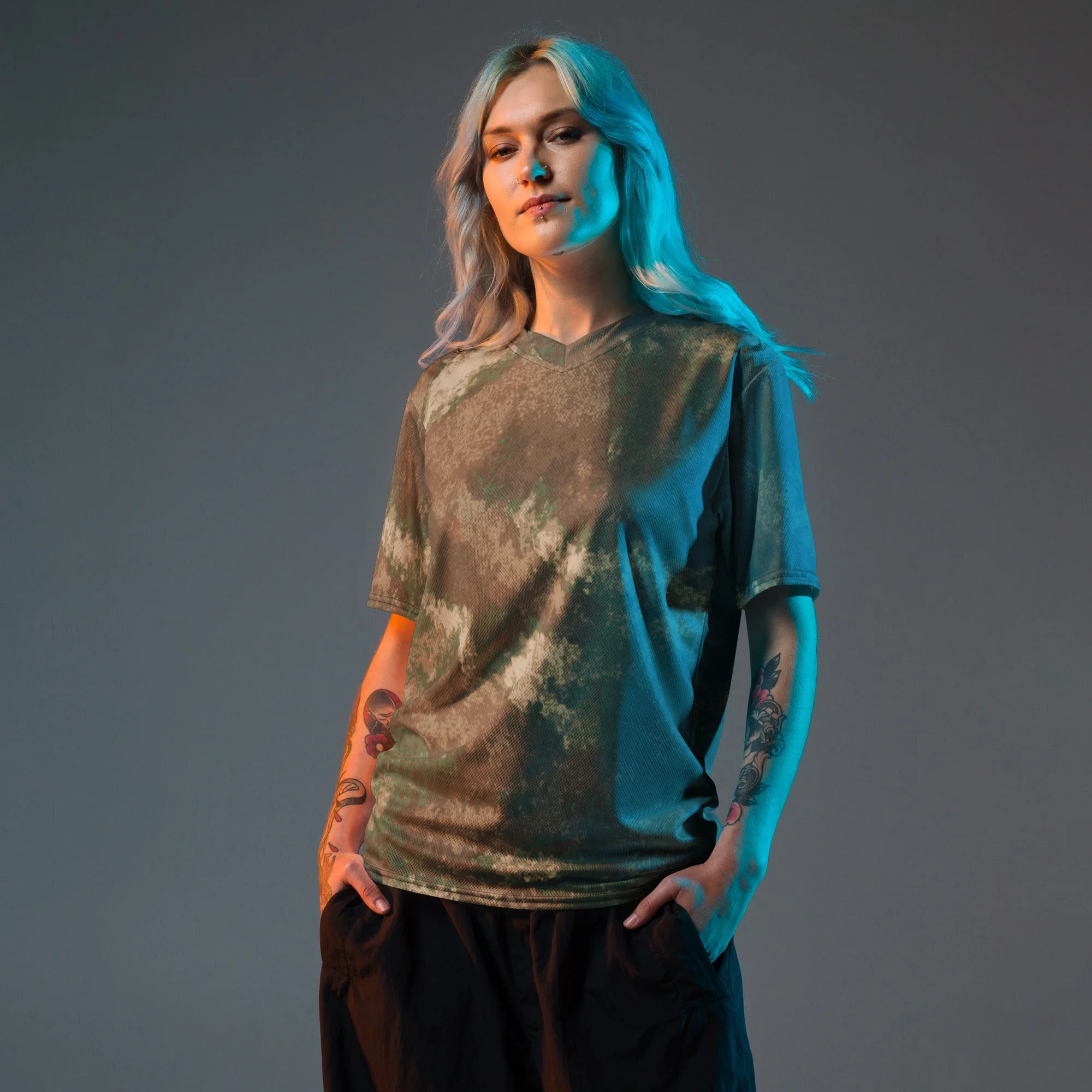 Omni-Terrain CAMO Unisex Sports Jersey - Image 7