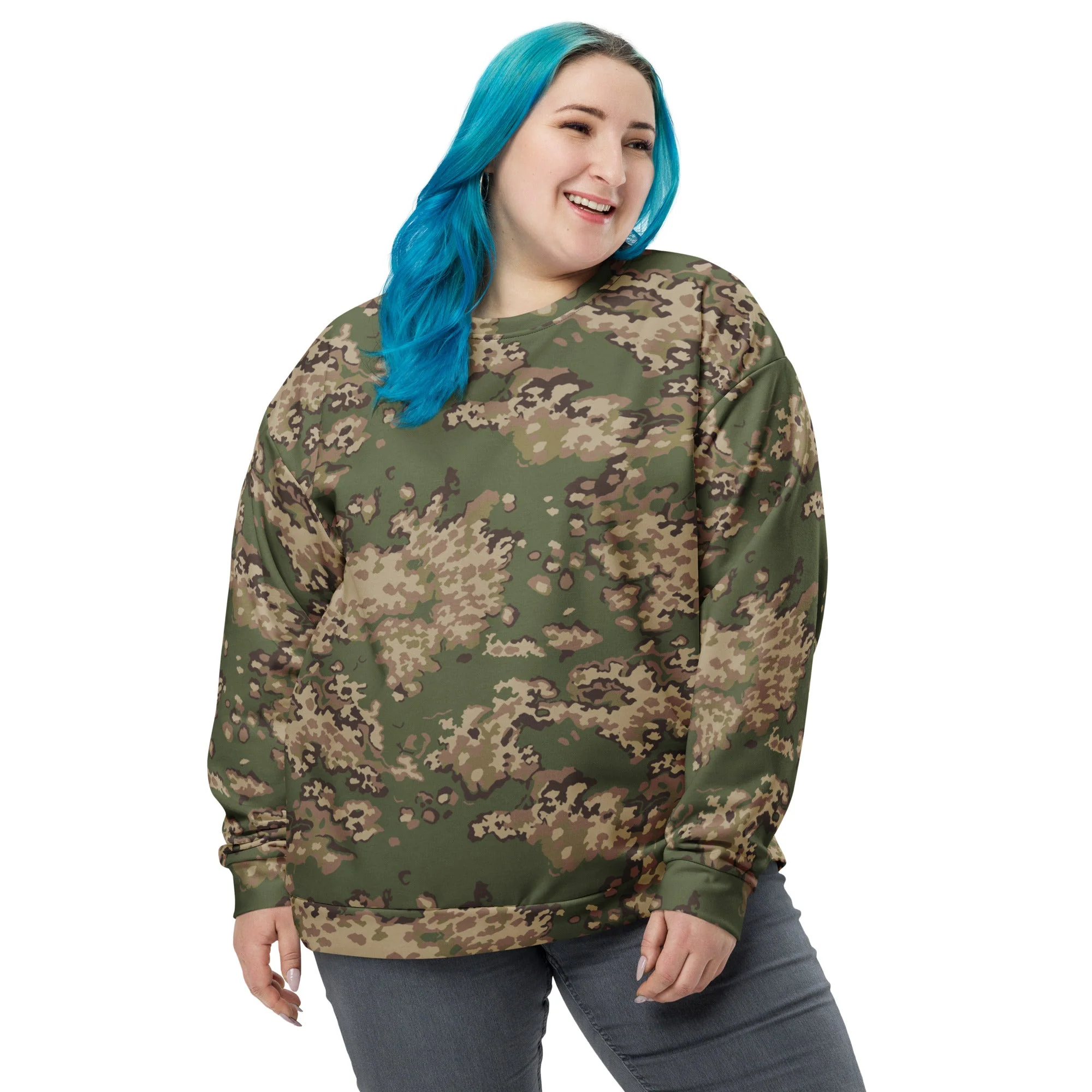 Russian Partizan Multi-terrain CAMO Unisex Sweatshirt - Image 7