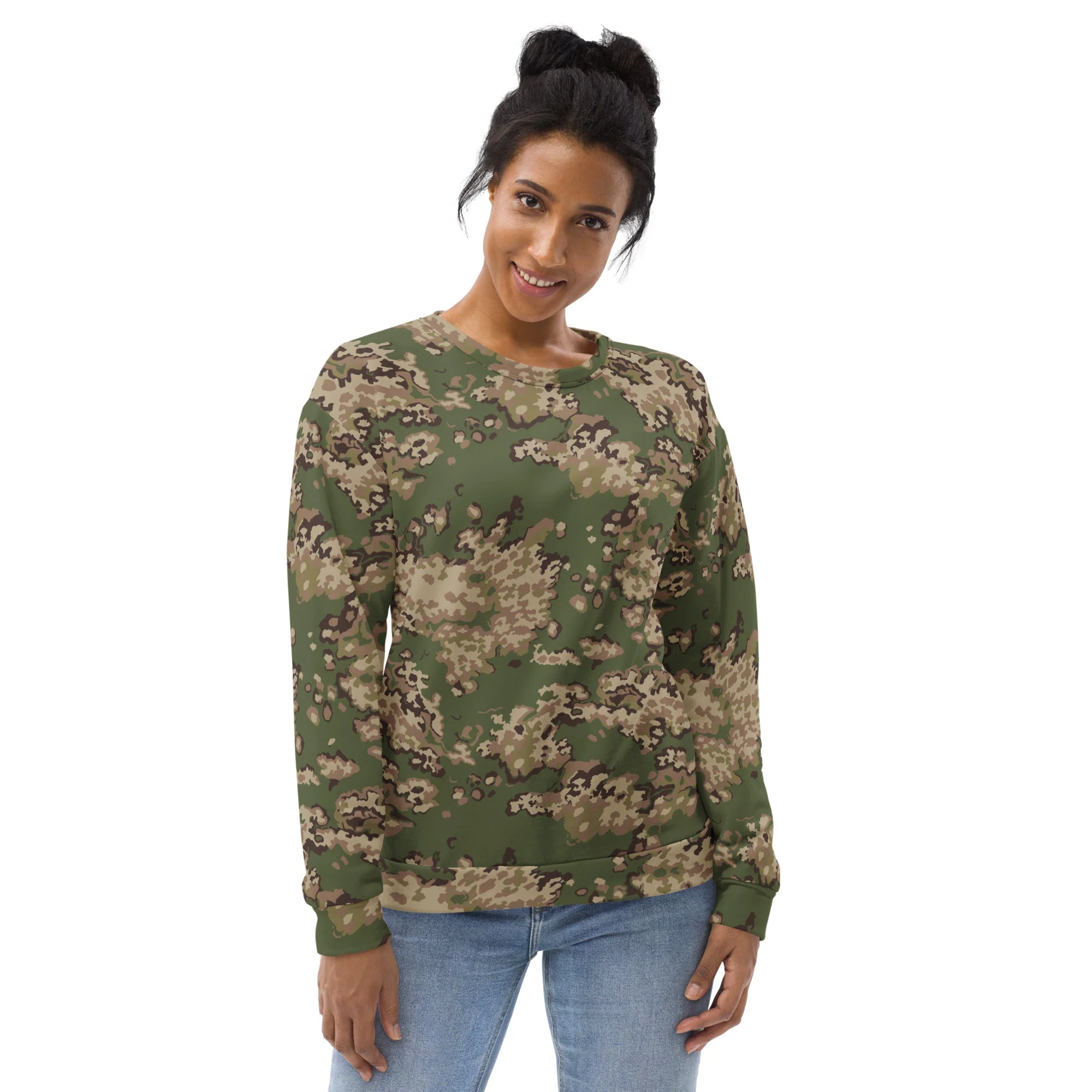 Russian Partizan Multi-terrain CAMO Unisex Sweatshirt - Image 8