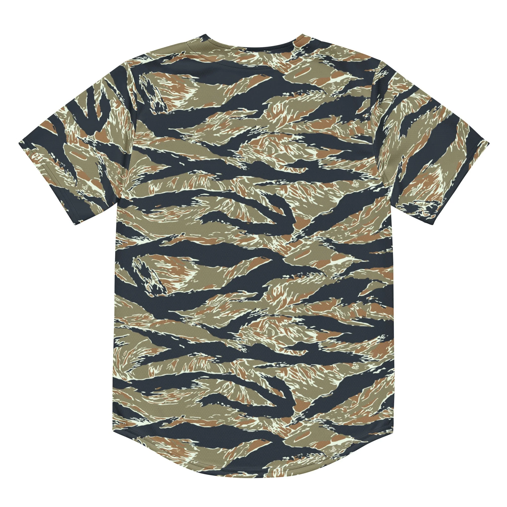 Philippine Tiger Stripe Special Forces Distinctive Uniform (SDFU) CAMO Unisex Baseball Jersey - Image 13
