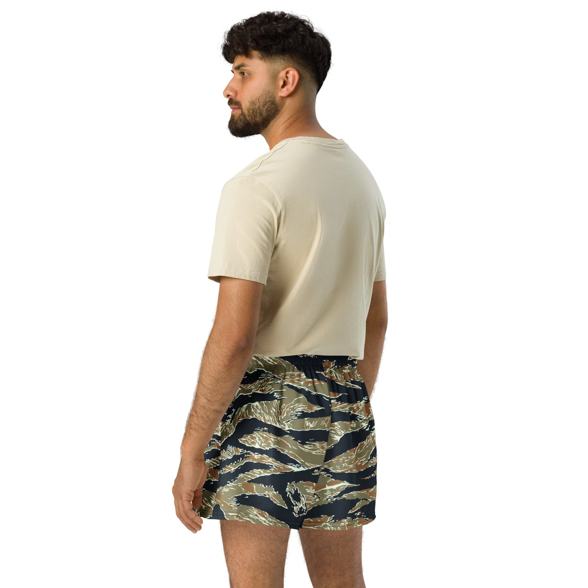 Philippine Tiger Stripe Special Forces Distinctive Uniform (SDFU) CAMO Unisex Athletic Shorts - Image 2