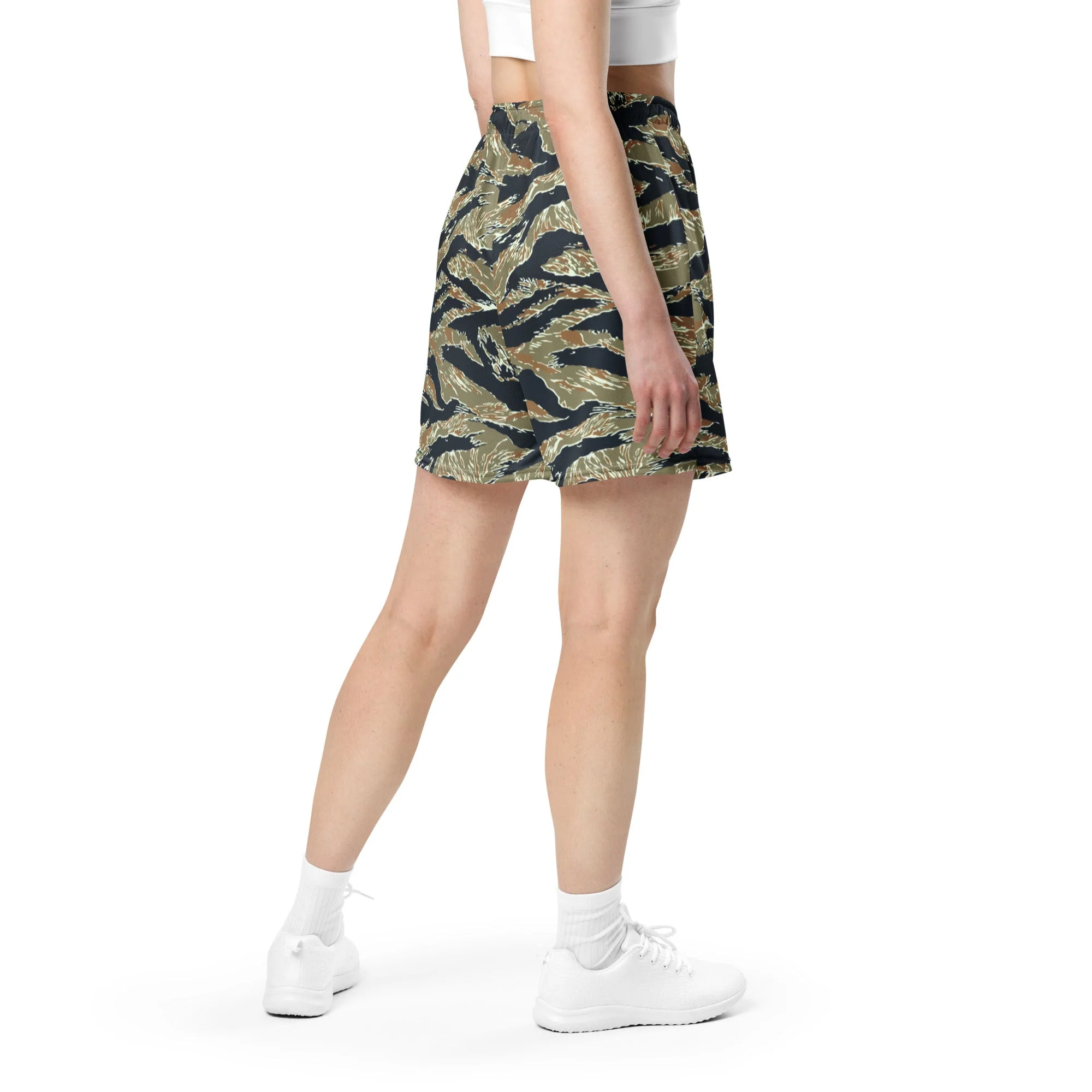 Philippine Tiger Stripe Special Forces Distinctive Uniform (SDFU) CAMO Unisex Mesh Shorts - Image 13