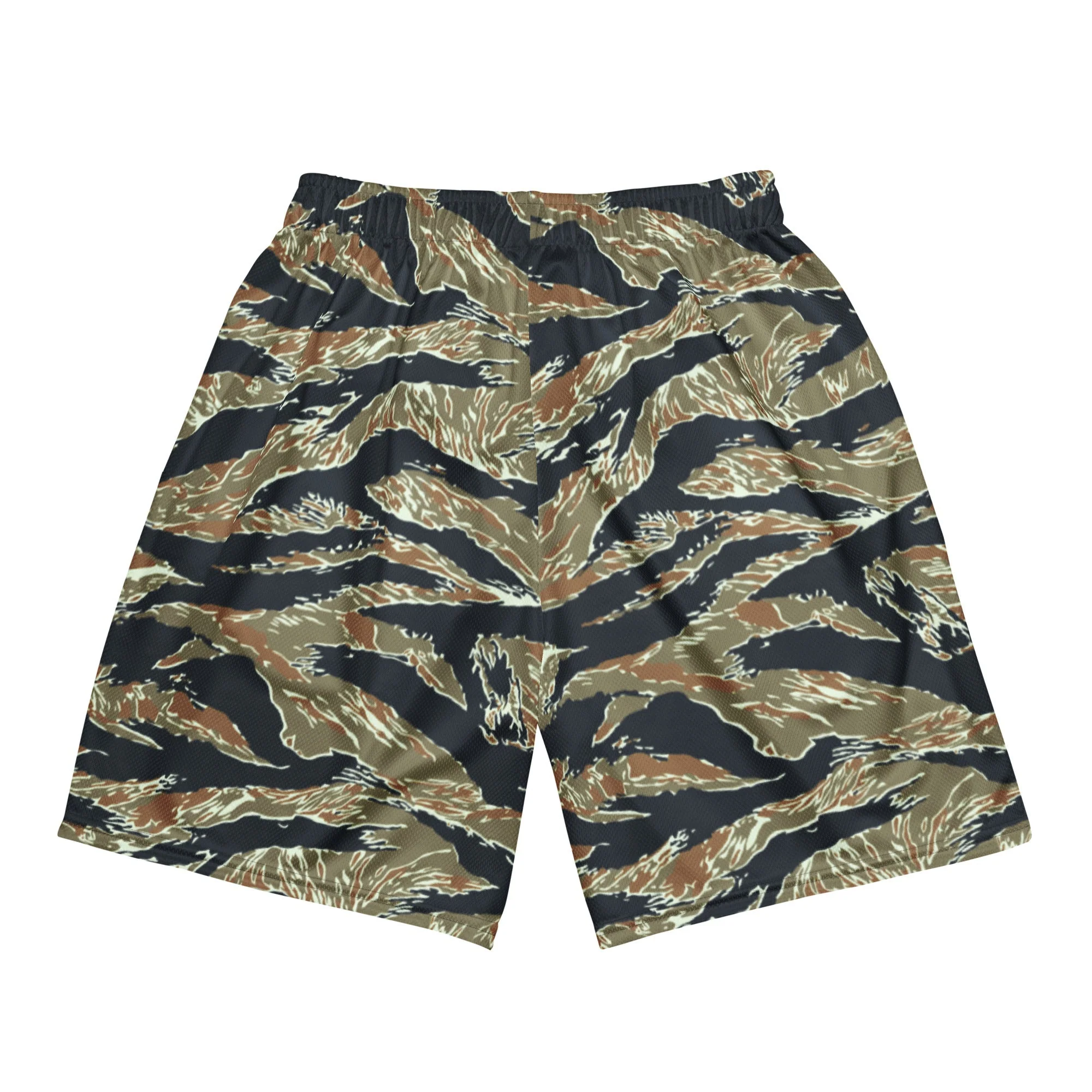 Philippine Tiger Stripe Special Forces Distinctive Uniform (SDFU) CAMO Unisex Mesh Shorts - Image 3