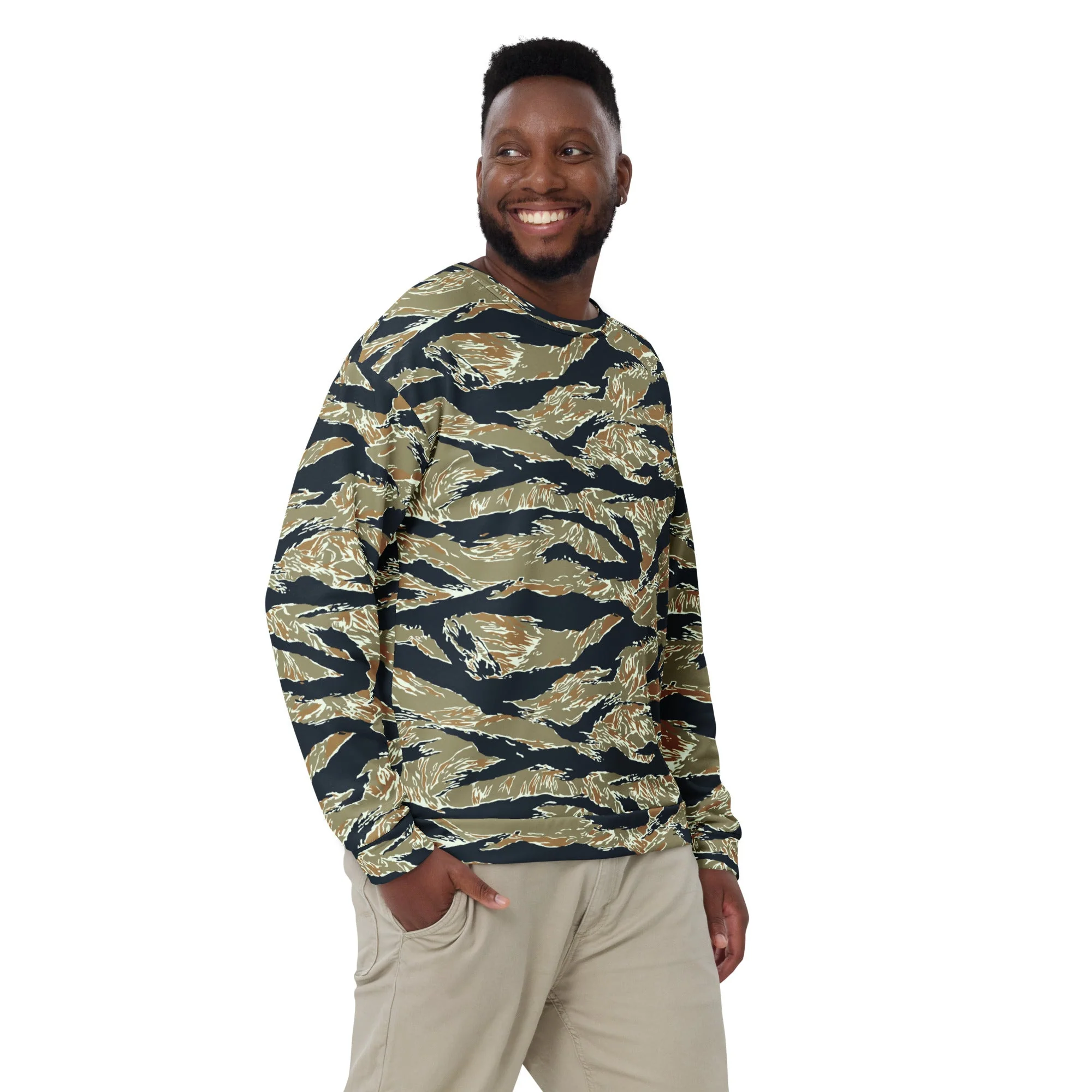 Philippine Tiger Stripe Special Forces Distinctive Uniform (SDFU) CAMO Unisex Sweatshirt - Image 5