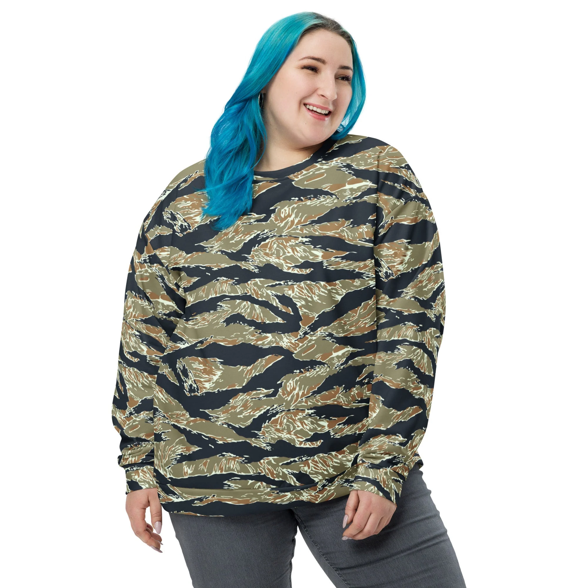 Philippine Tiger Stripe Special Forces Distinctive Uniform (SDFU) CAMO Unisex Sweatshirt - Image 7