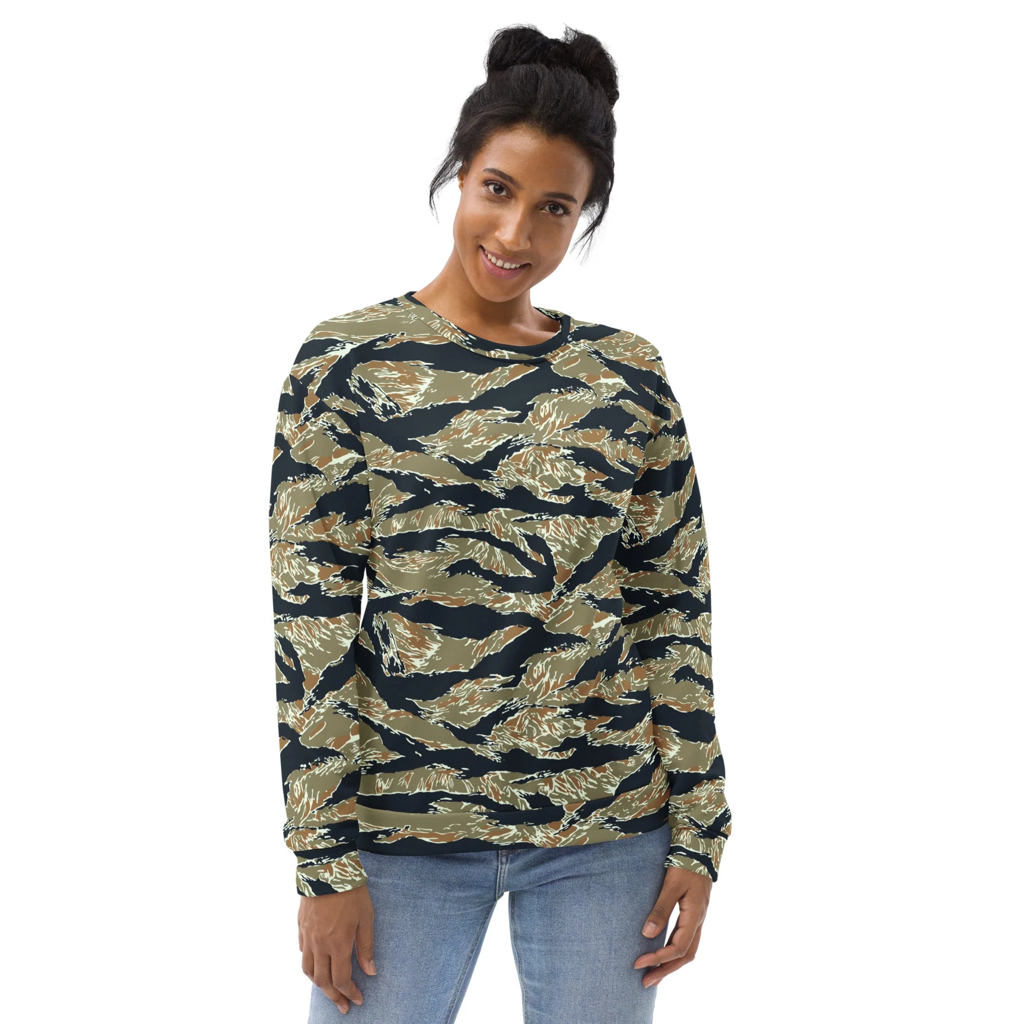 Philippine Tiger Stripe Special Forces Distinctive Uniform (SDFU) CAMO Unisex Sweatshirt - Image 8