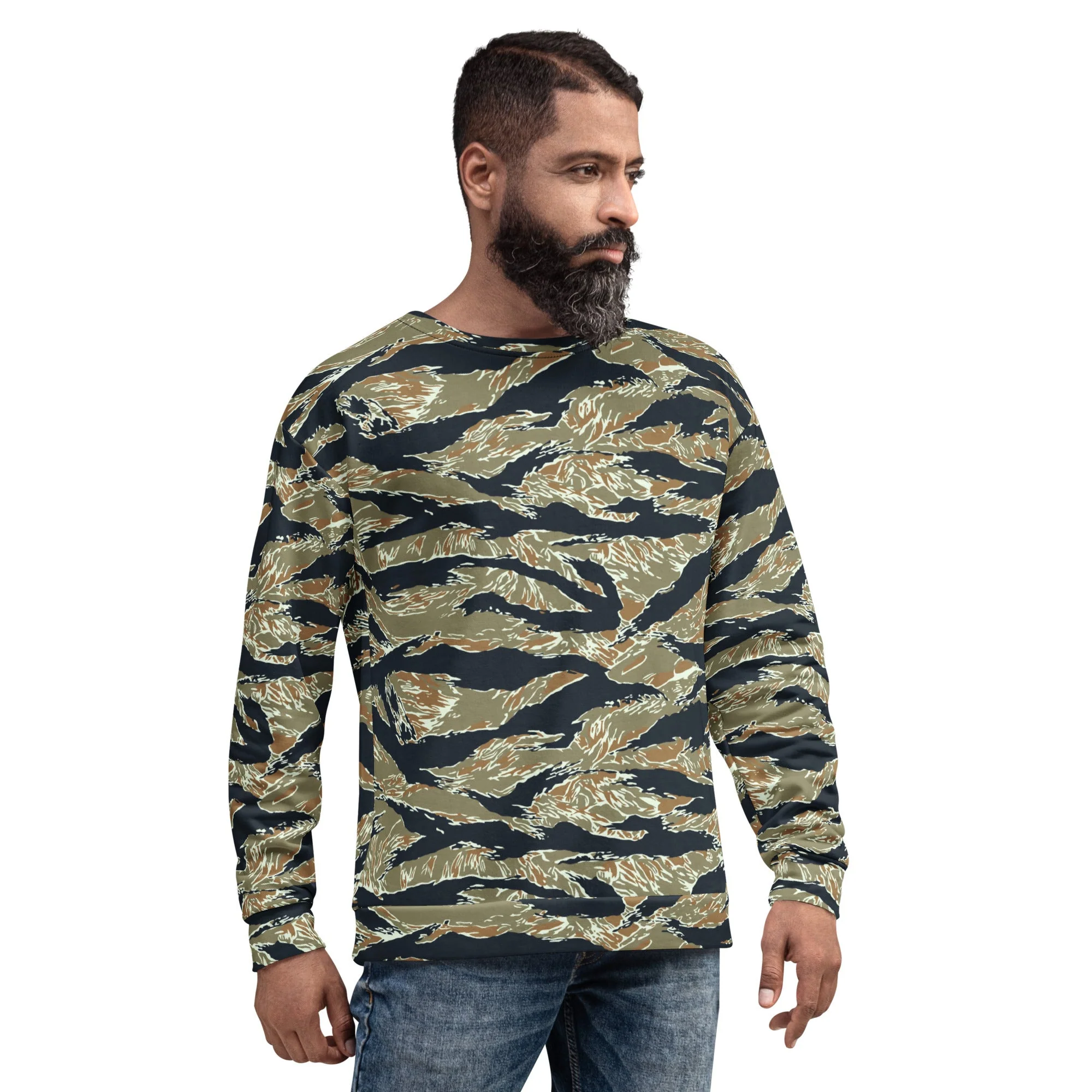Philippine Tiger Stripe Special Forces Distinctive Uniform (SDFU) CAMO Unisex Sweatshirt - Image 9