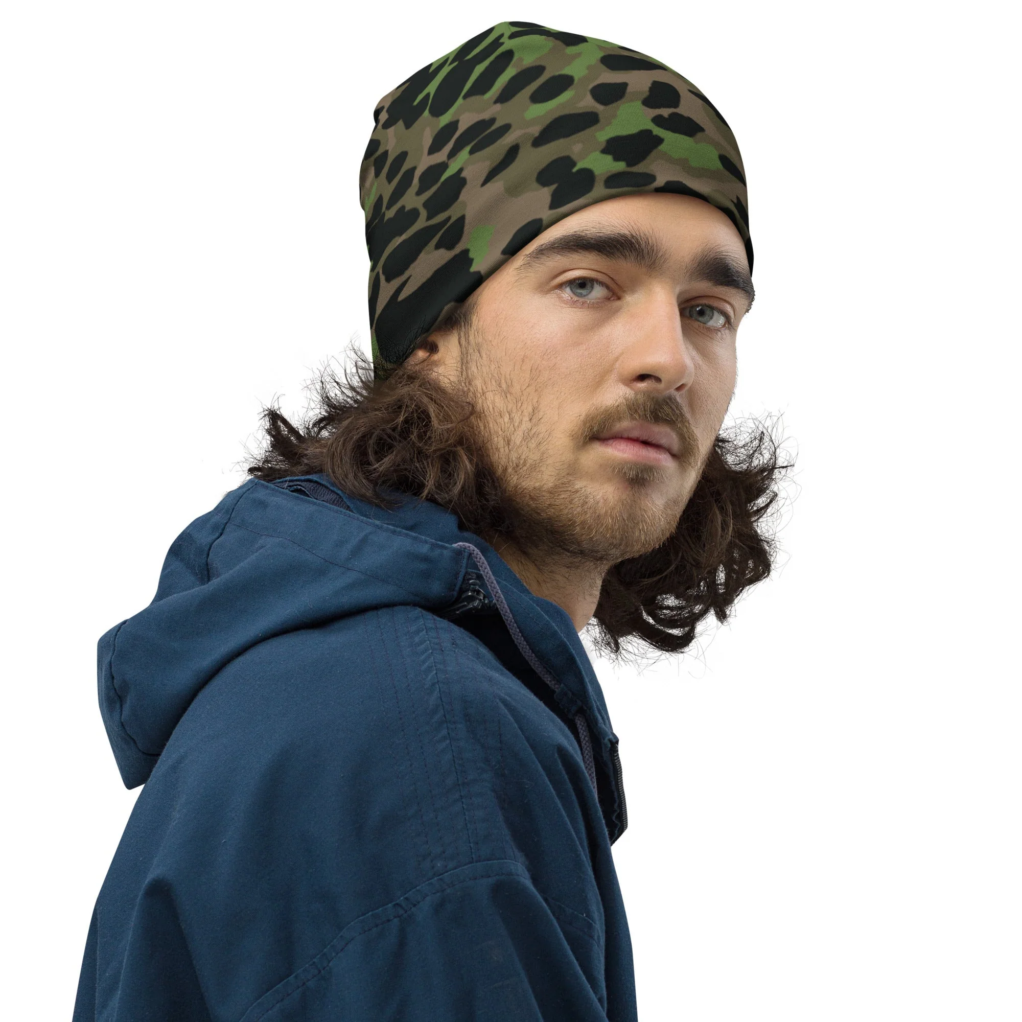 German Plane Tree Platanenmuster Spring CAMO Beanie - Image 8