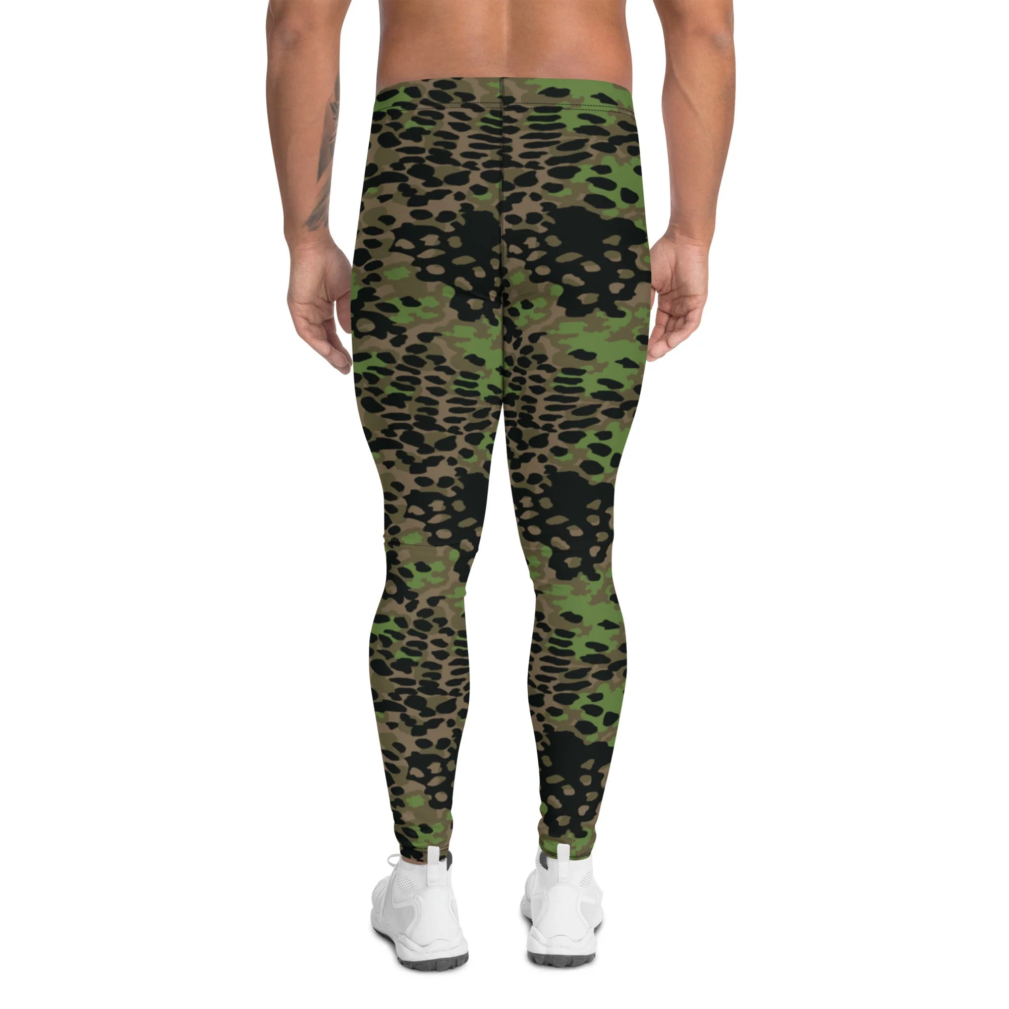 German Plane Tree Platanenmuster Spring CAMO Mens Leggings - Image 2