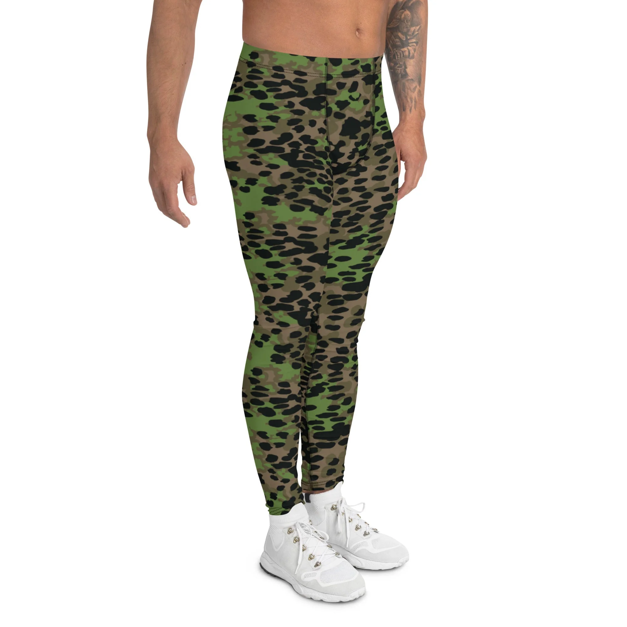 German Plane Tree Platanenmuster Spring CAMO Mens Leggings - Image 3