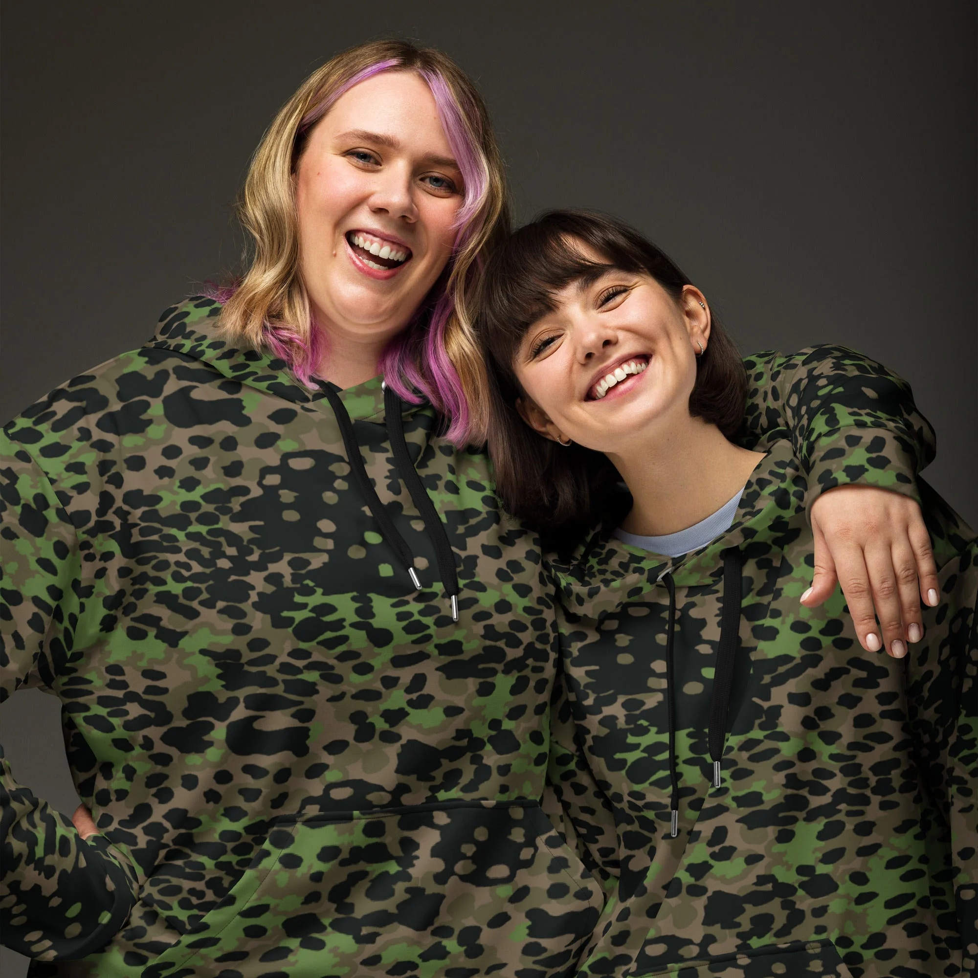 German Plane Tree Platanenmuster Spring CAMO Unisex Hoodie - Image 2