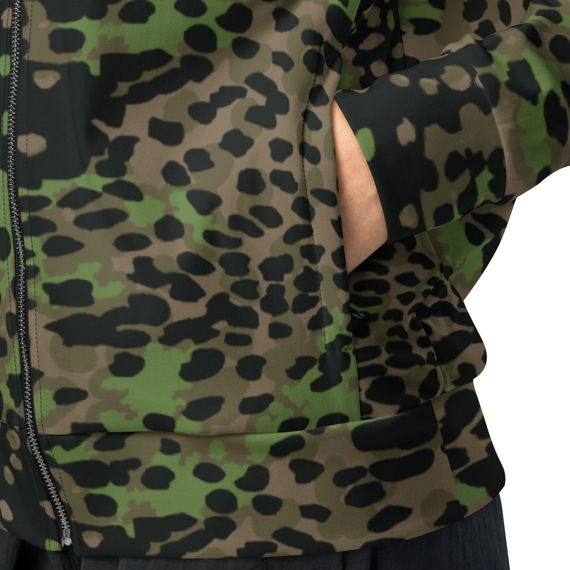 German Plane Tree Platanenmuster Spring CAMO Unisex Track Jacket - Image 11