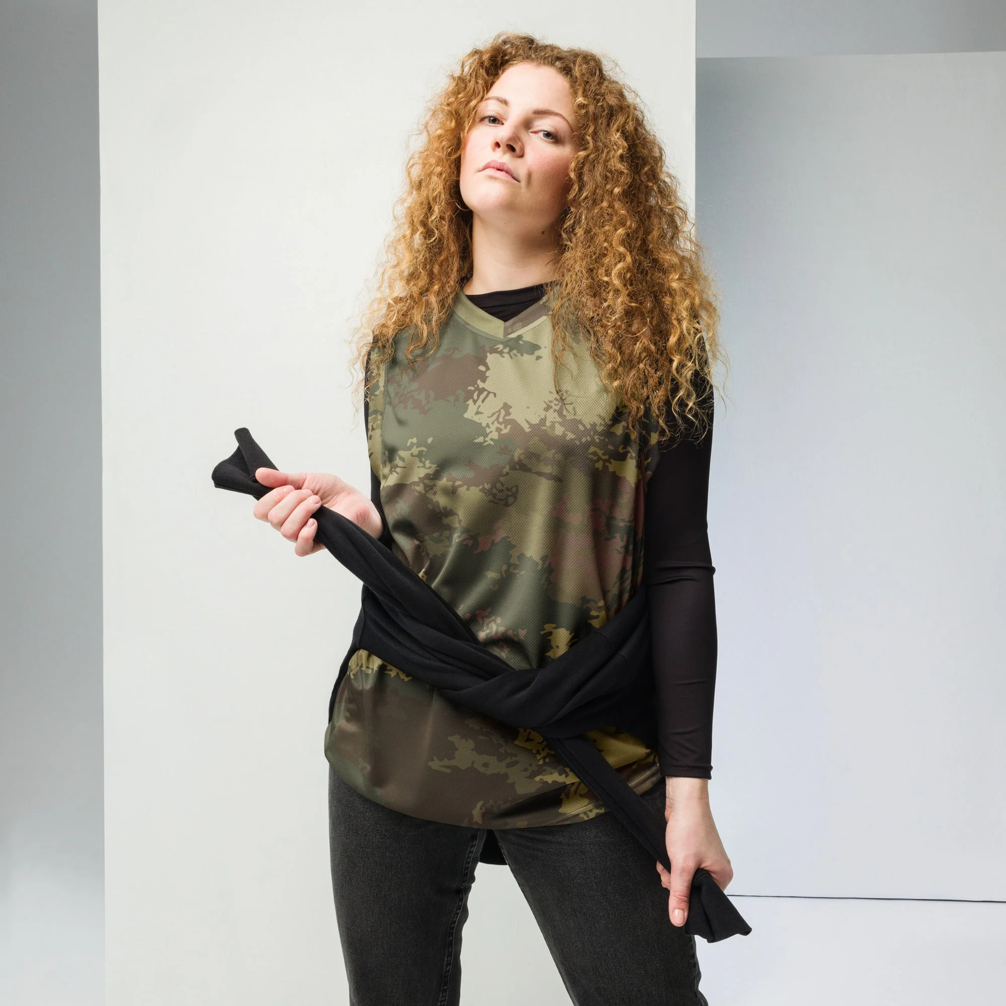 Poisonous Multi-Terrain CAMO Unisex Basketball Jersey - Image 2