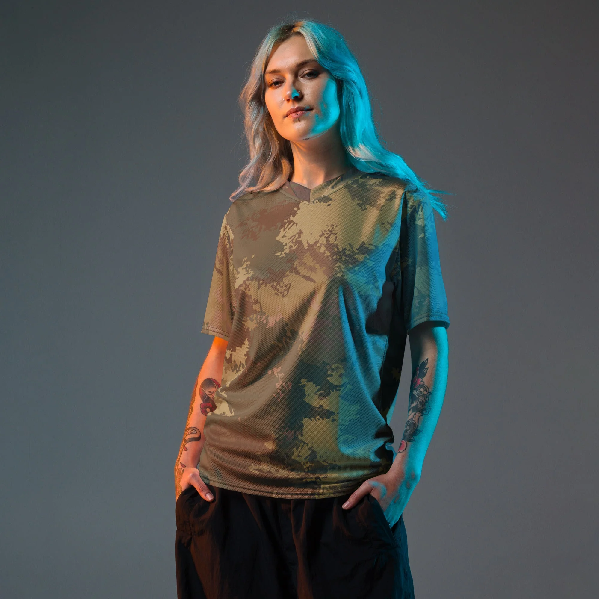 Poisonous Multi-Terrain CAMO Unisex Sports Jersey - Image 8