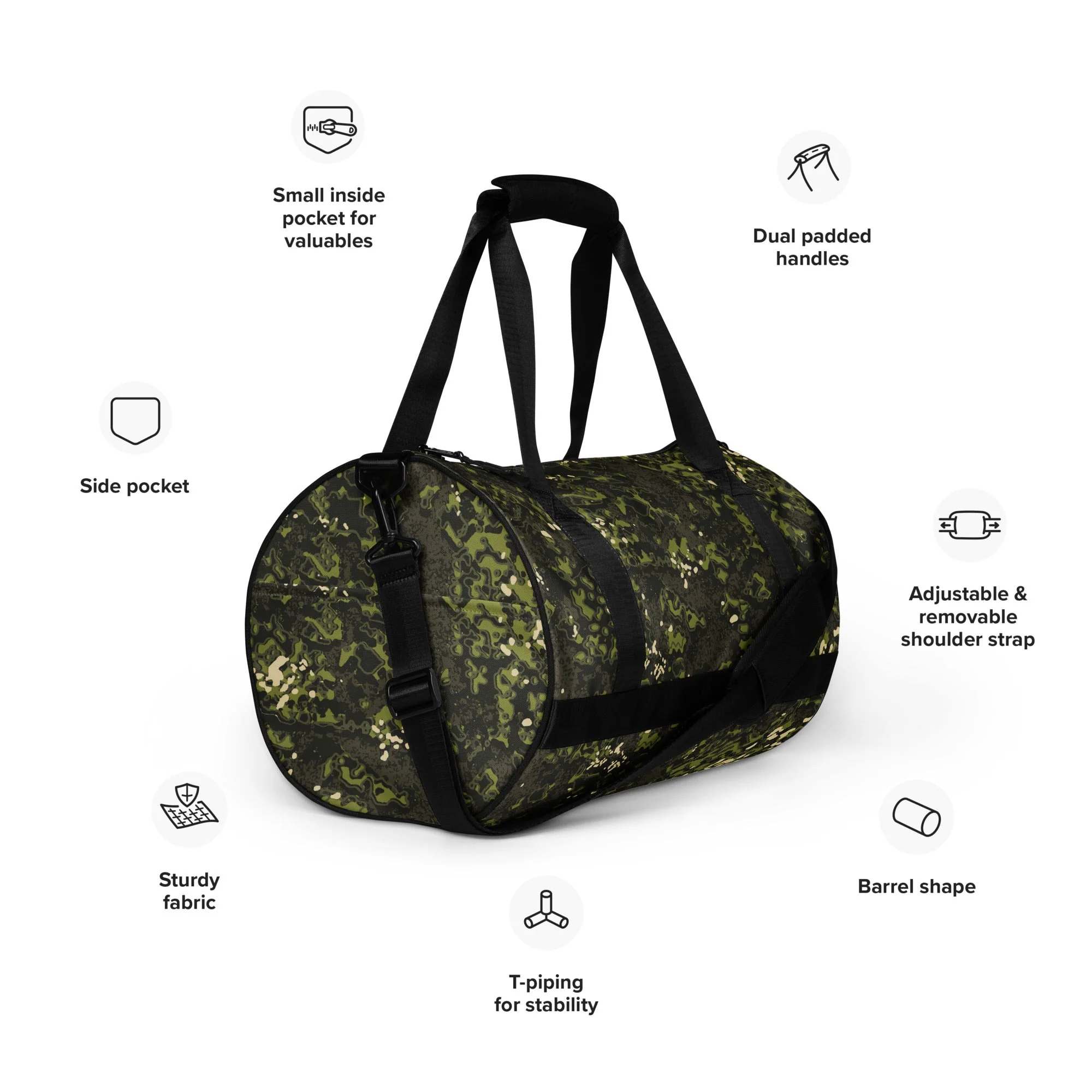 Polish Modular Adaptive Penetrative Ambush (MAPA) CAMO Gym Bag - Image 2