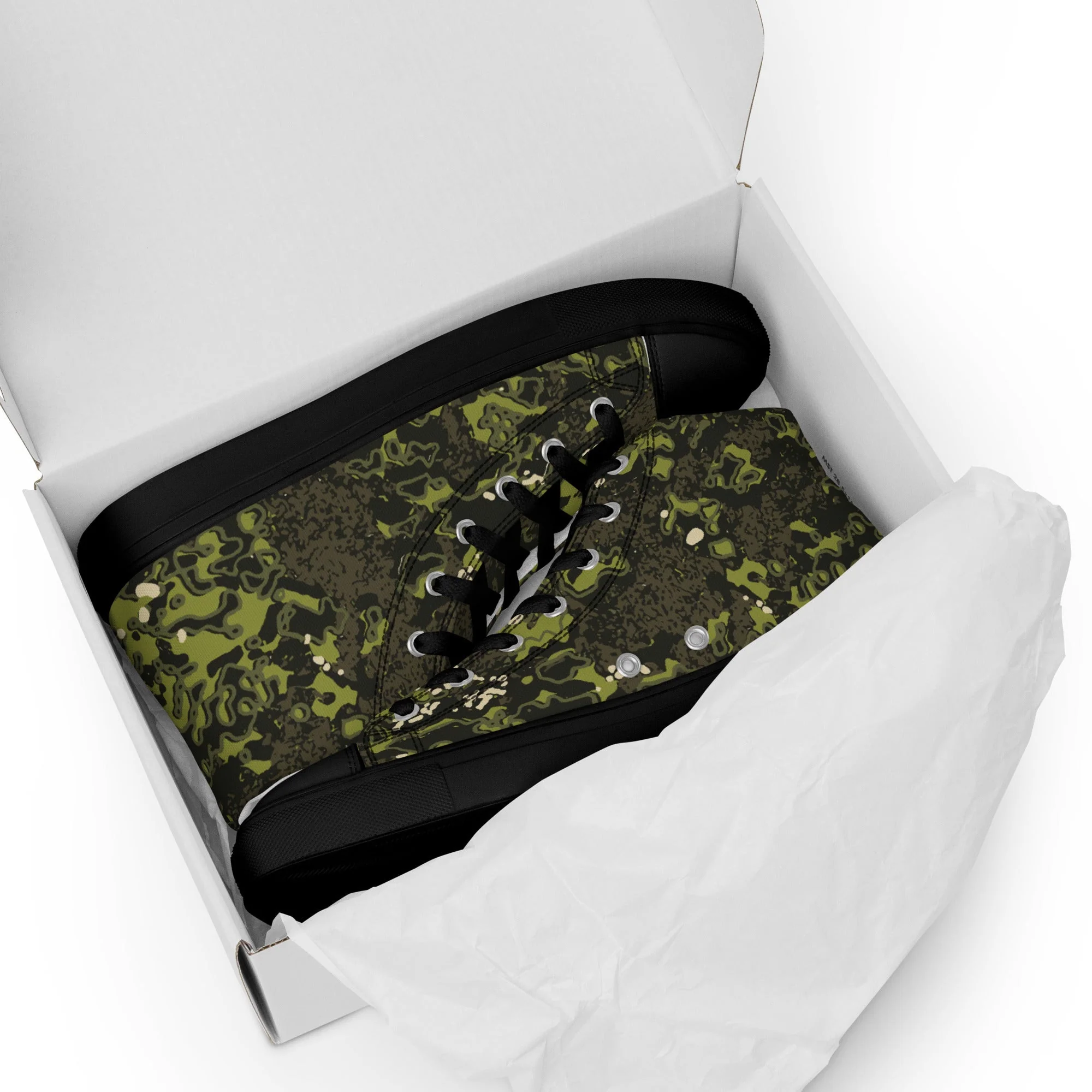 Polish Modular Adaptive Penetrative Ambush (MAPA) CAMO Mens High-Top Canvas Shoes - Image 3