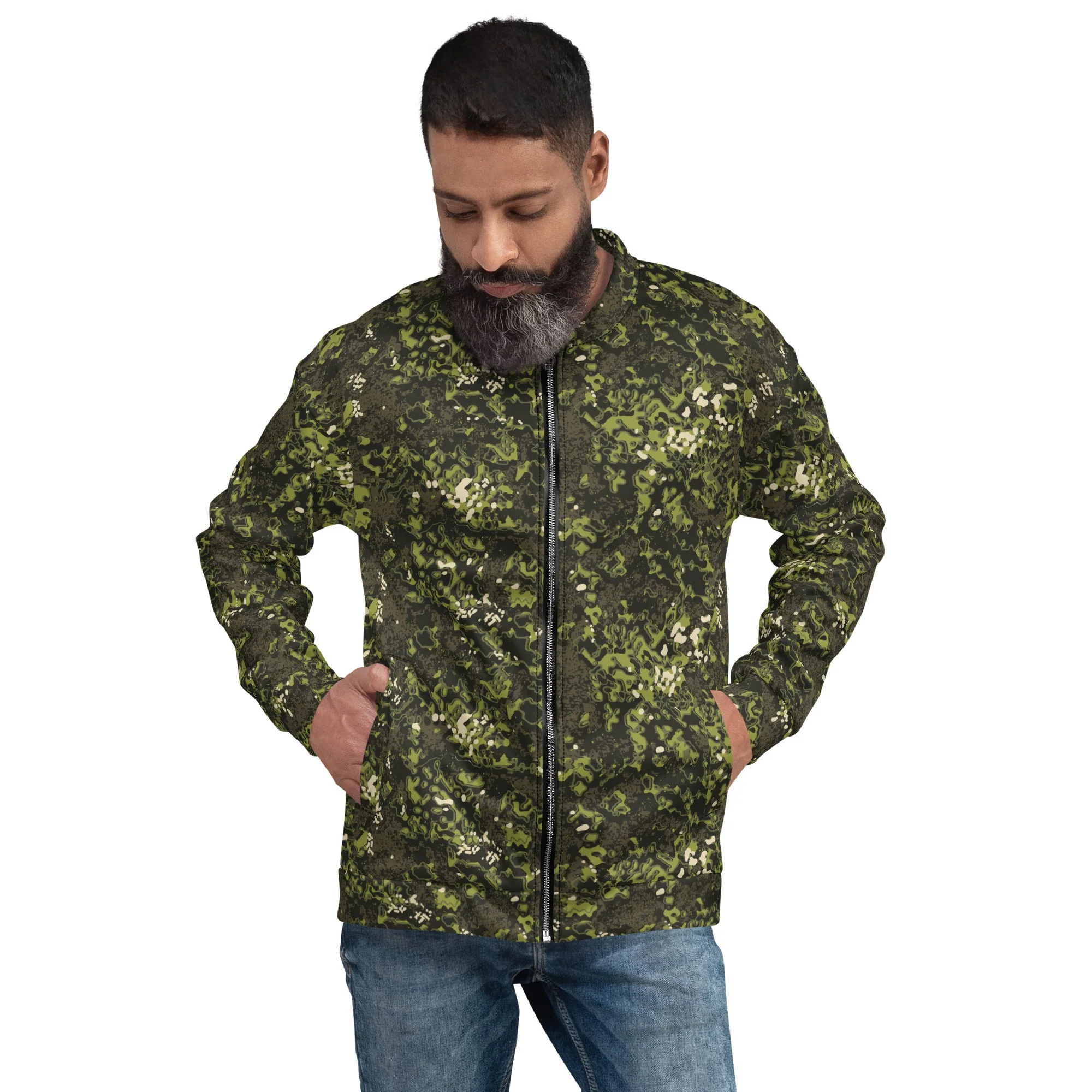 Polish Modular Adaptive Penetrative Ambush (MAPA) CAMO Unisex Bomber Jacket