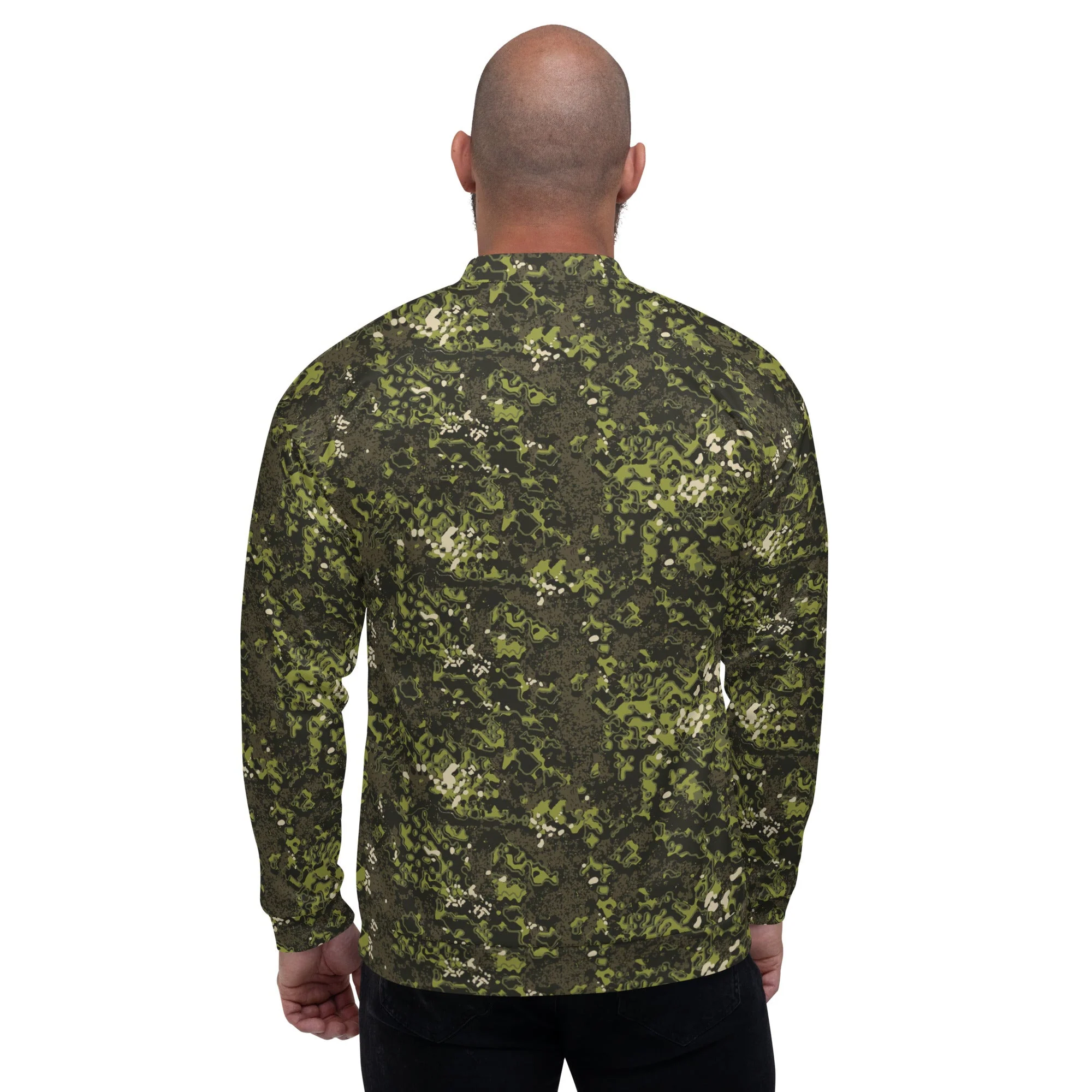 Polish Modular Adaptive Penetrative Ambush (MAPA) CAMO Unisex Bomber Jacket - Image 7