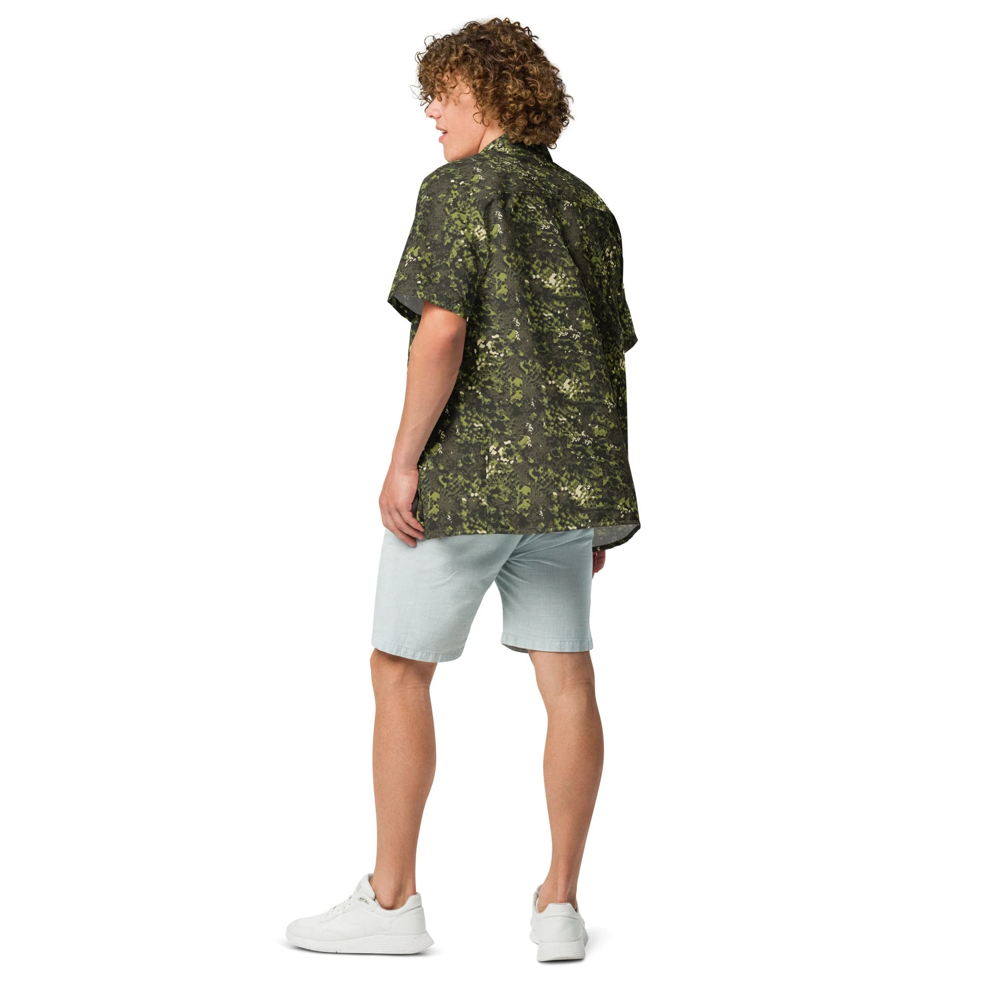 Polish Modular Adaptive Penetrative Ambush (MAPA) CAMO Unisex Short-Sleeve Button Shirt - Image 10