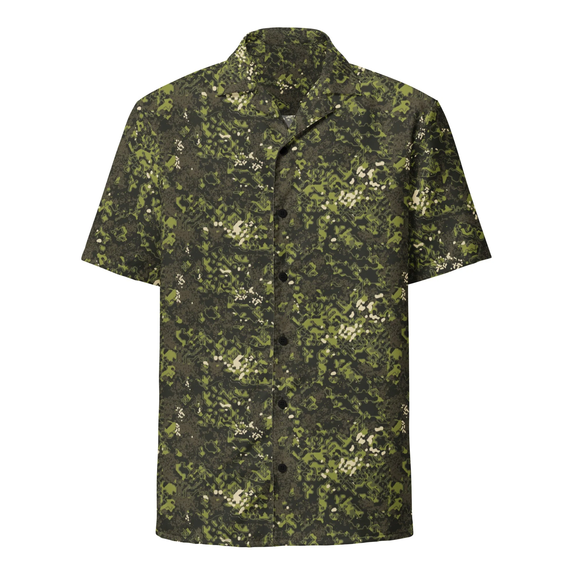 Polish Modular Adaptive Penetrative Ambush (MAPA) CAMO Unisex Short-Sleeve Button Shirt - Image 14