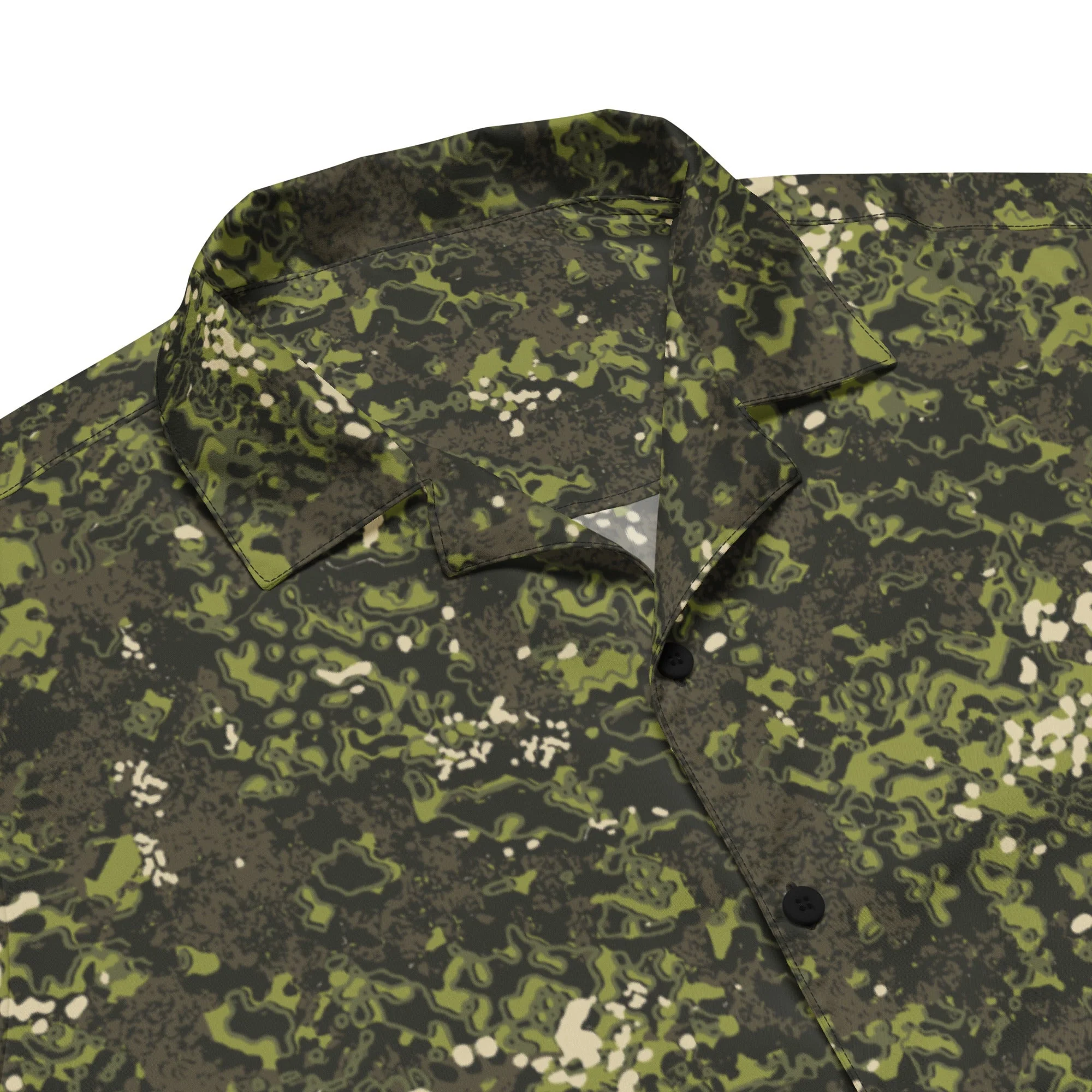Polish Modular Adaptive Penetrative Ambush (MAPA) CAMO Unisex Short-Sleeve Button Shirt - Image 2