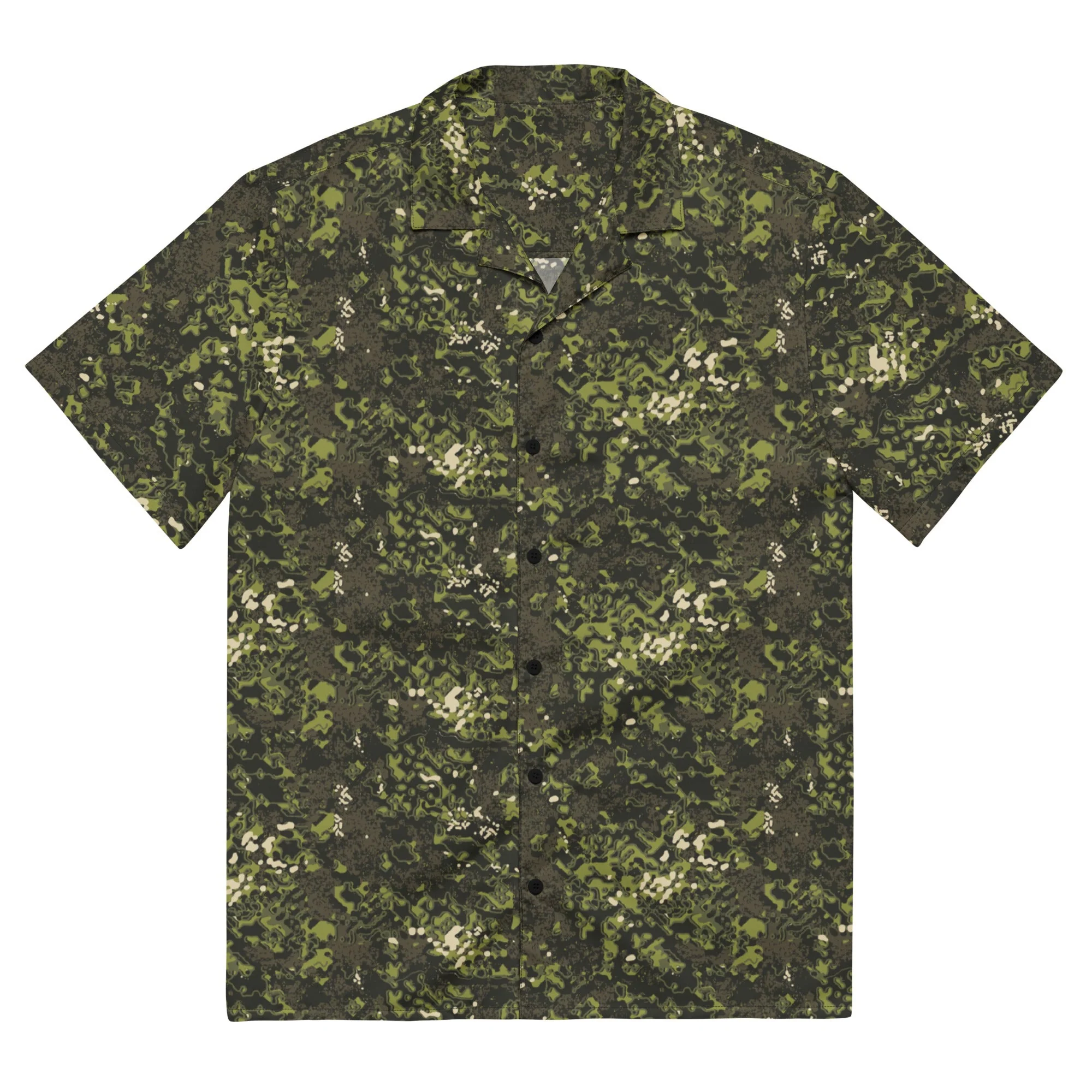 Polish Modular Adaptive Penetrative Ambush (MAPA) CAMO Unisex Short-Sleeve Button Shirt - Image 7