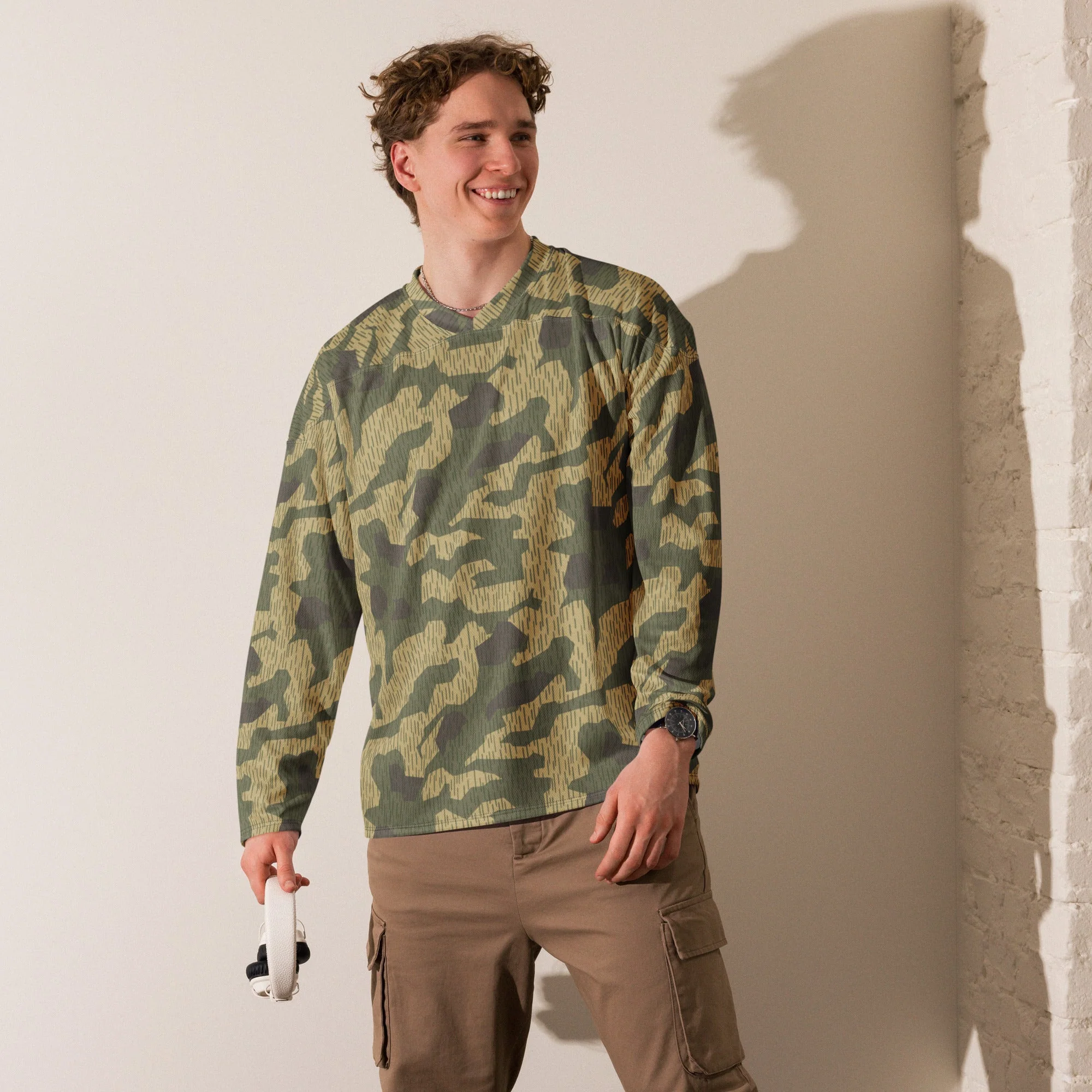 Polish Splittermuster WZ56 CAMO Unisex Hockey Fan Jersey - Image 2