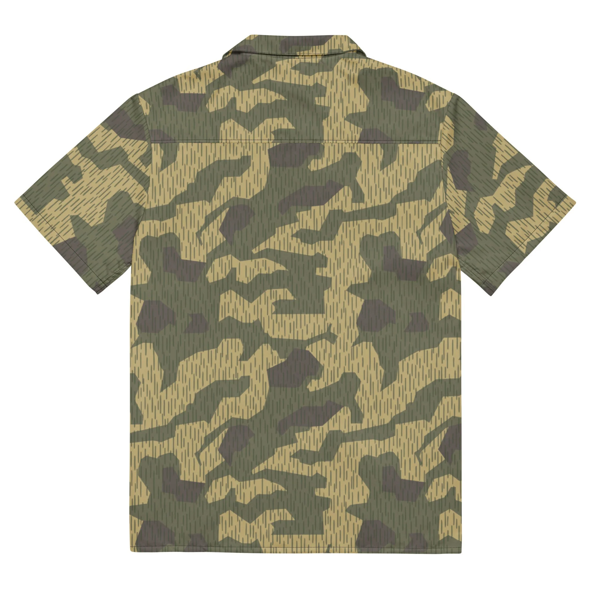 Polish Splittermuster WZ56 CAMO Unisex Short-Sleeve Button Shirt - Image 5