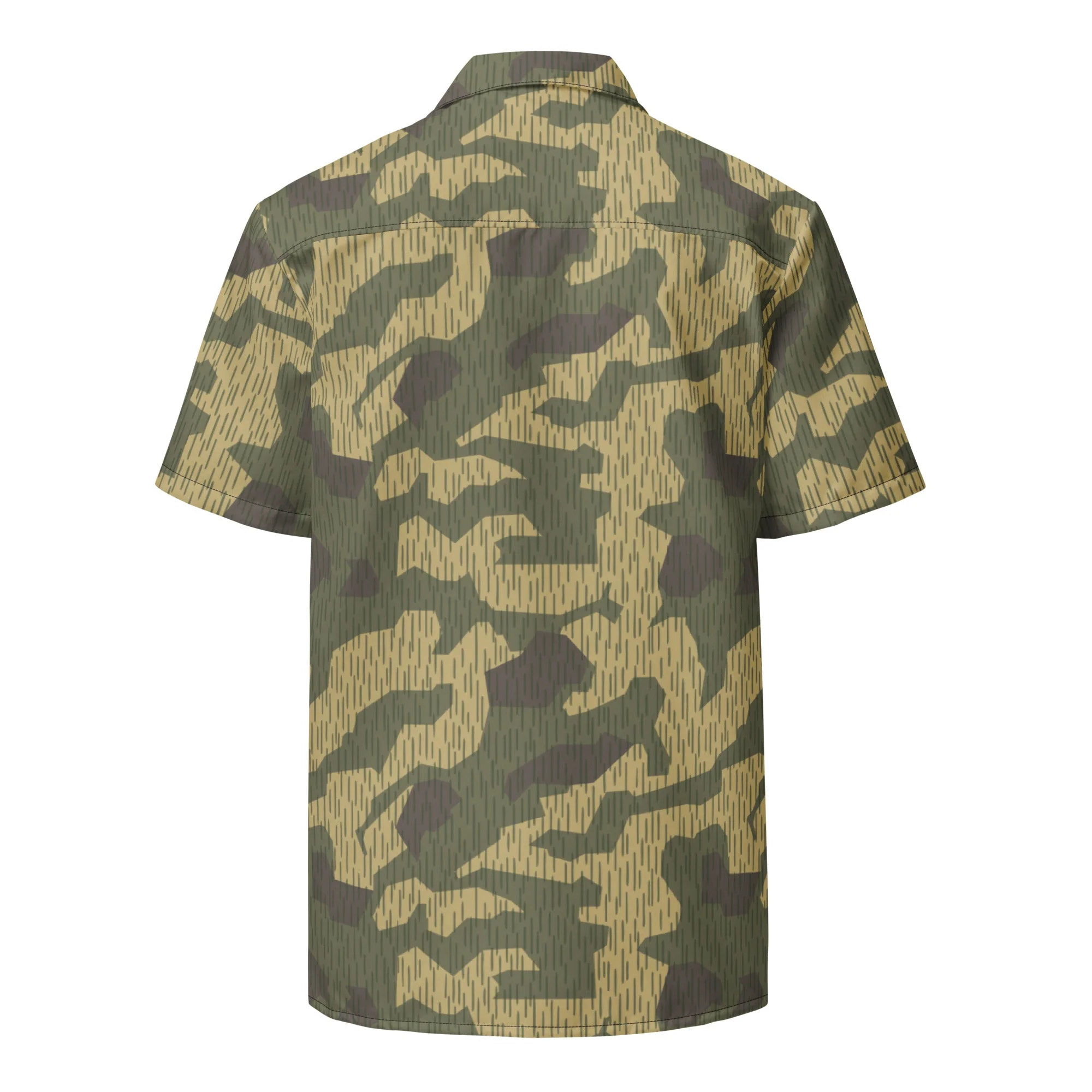 Polish Splittermuster WZ56 CAMO Unisex Short-Sleeve Button Shirt - Image 8