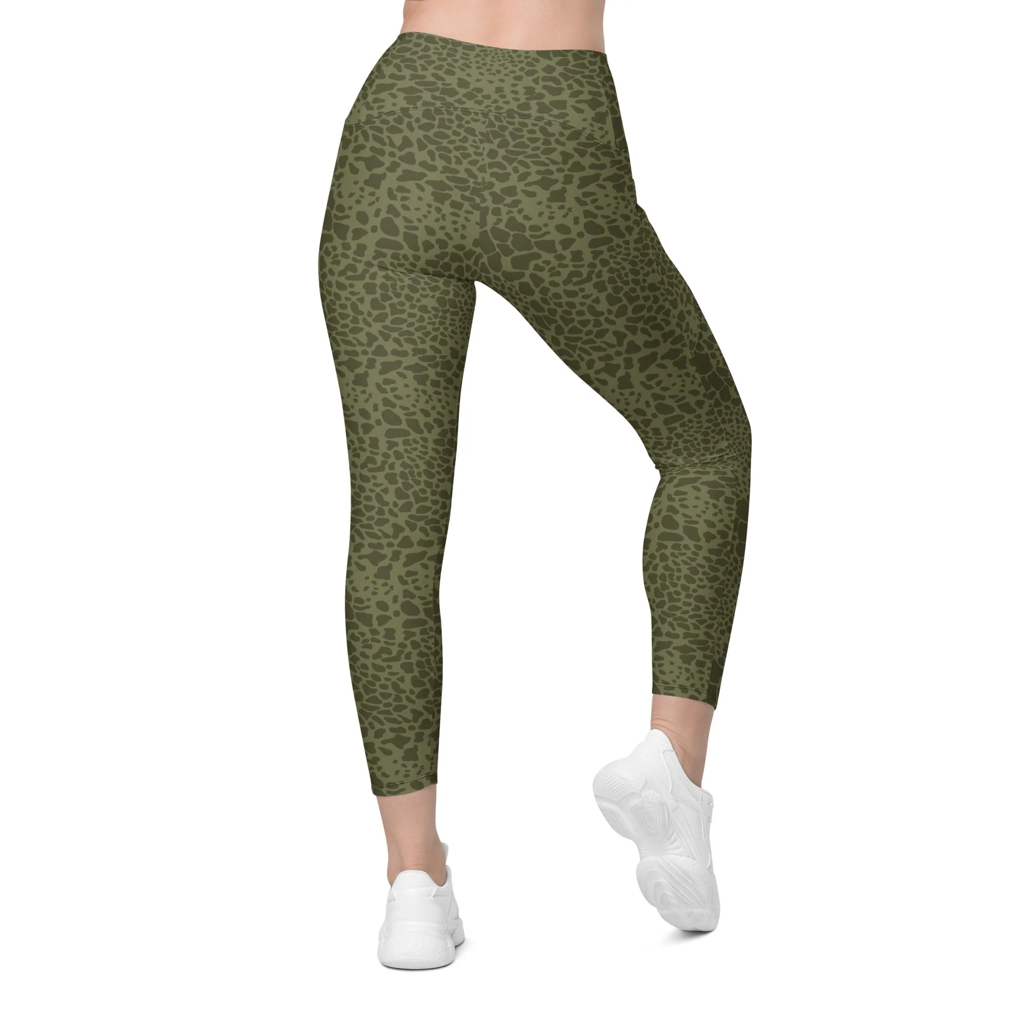 Polish WZ89 Puma CAMO Womens Leggings with Pockets - Image 3