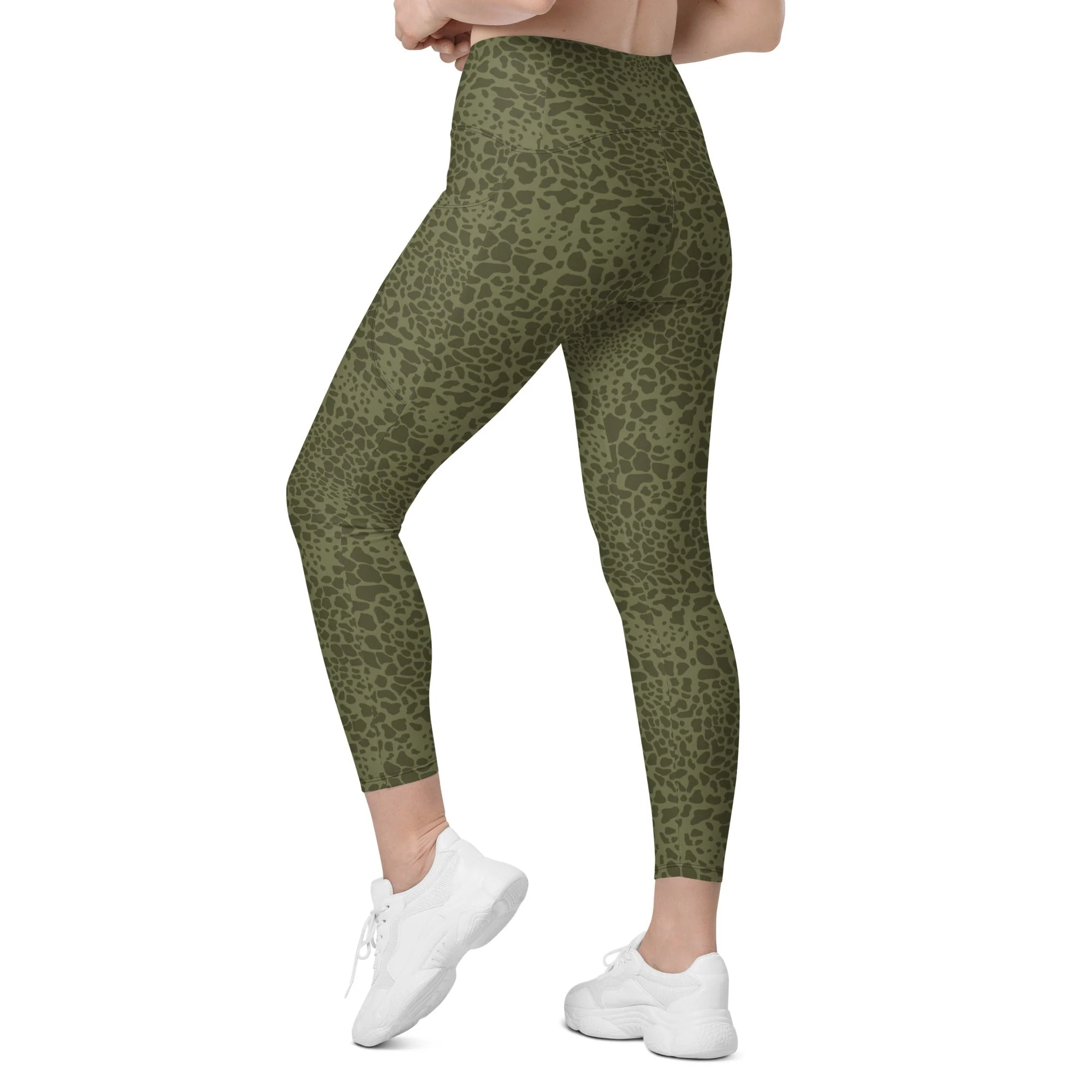 Polish WZ89 Puma CAMO Womens Leggings with Pockets - Image 6