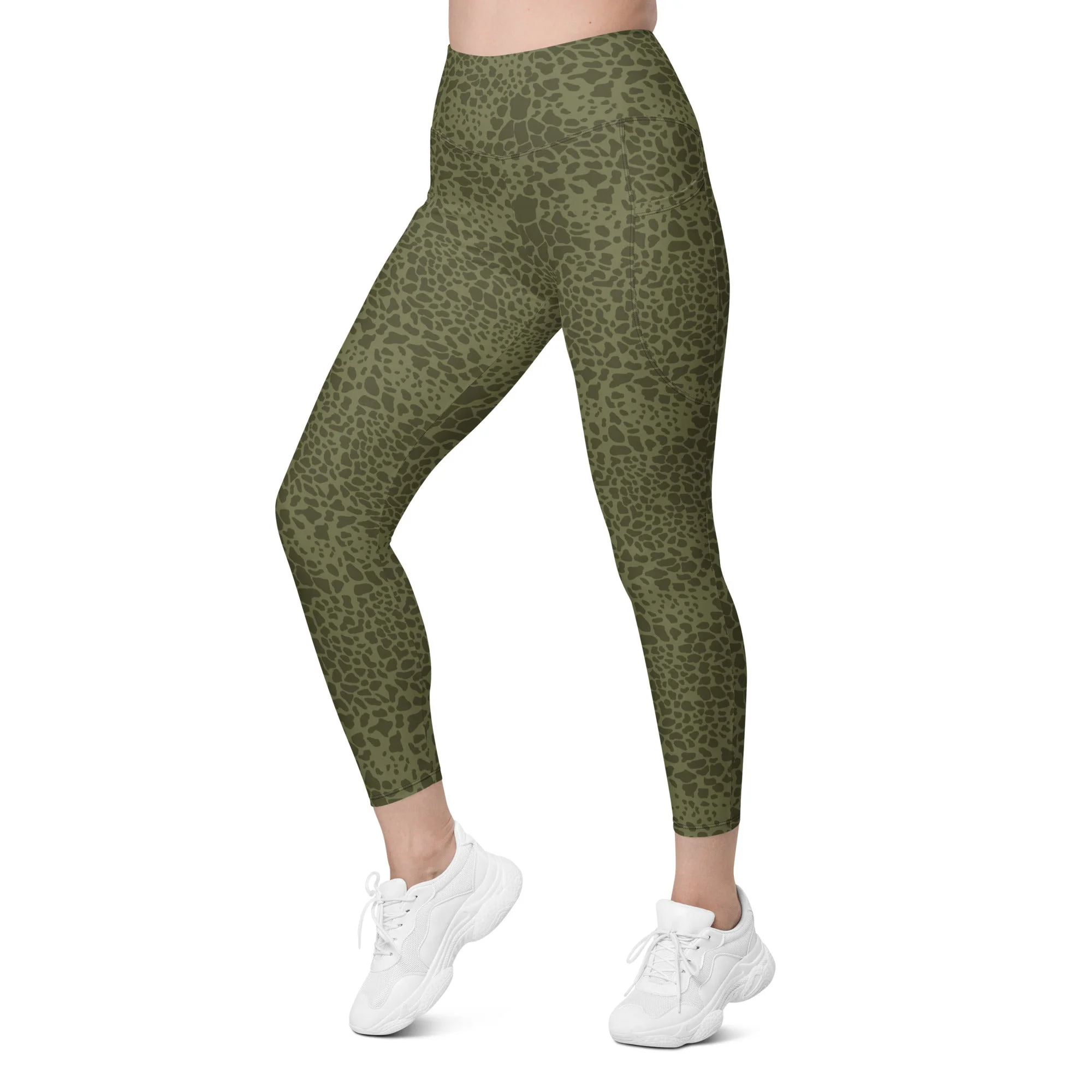 Polish WZ89 Puma CAMO Womens Leggings with Pockets - Image 7