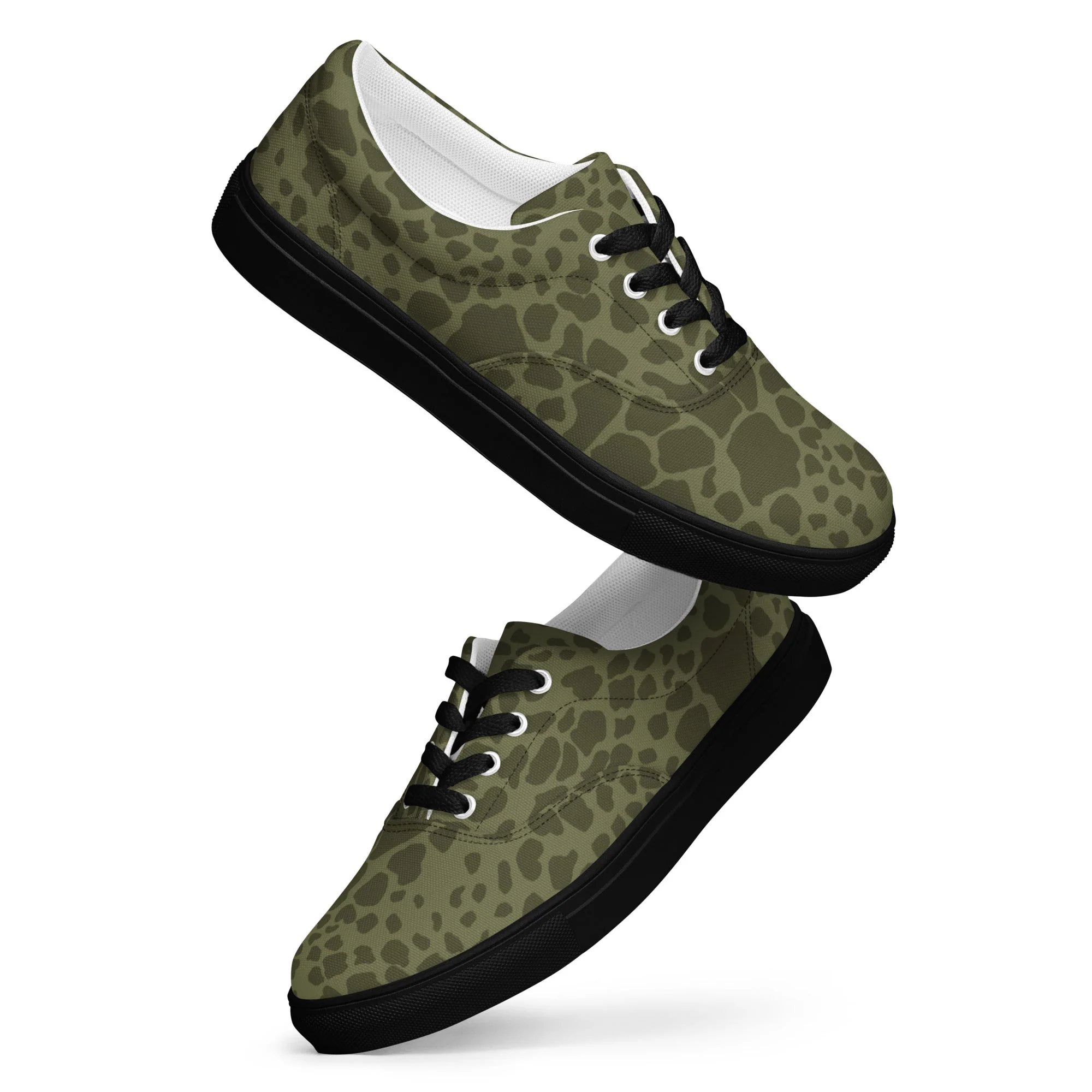 Polish WZ89 Puma CAMO Mens Lace-Up Canvas Shoes - Image 12