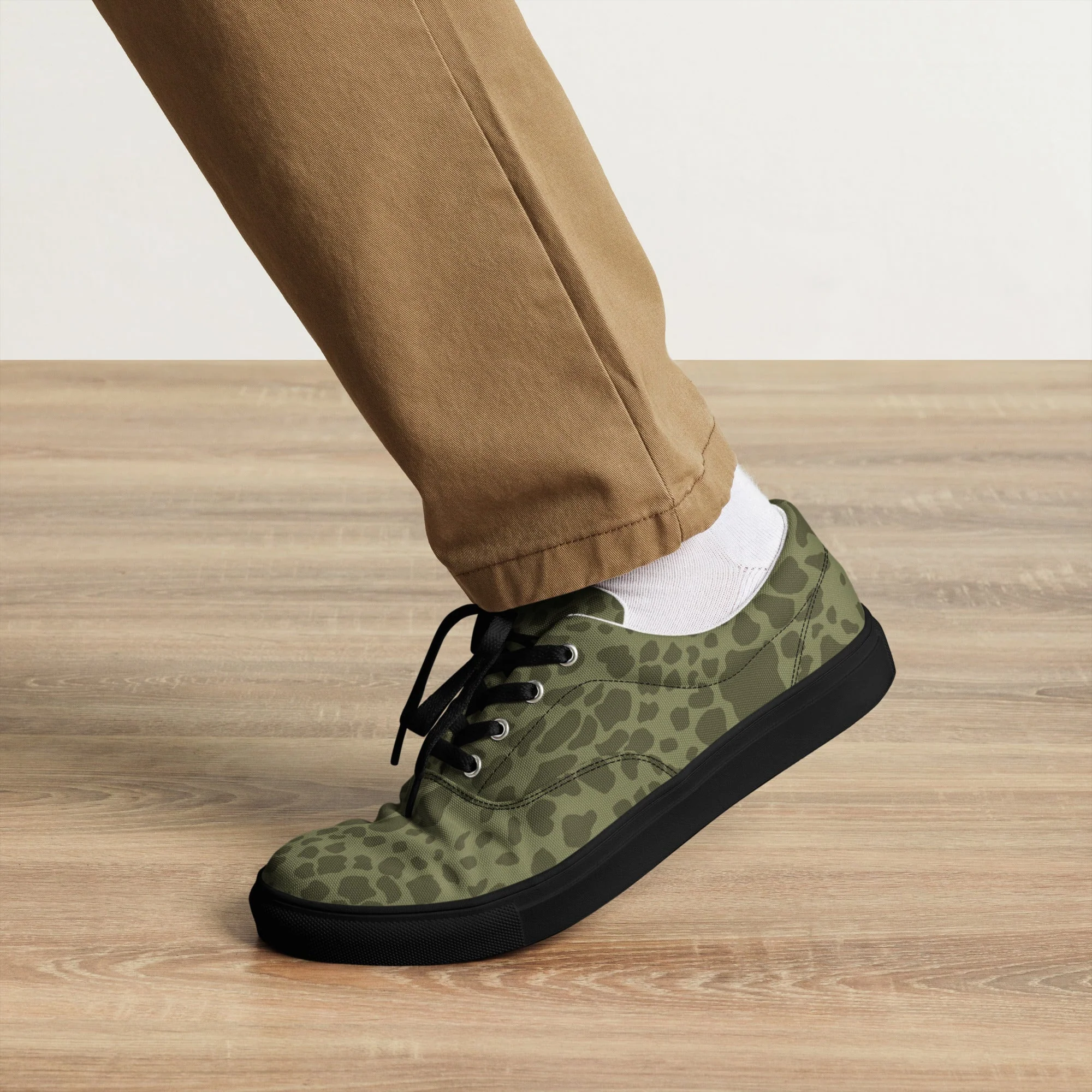 Polish WZ89 Puma CAMO Mens Lace-Up Canvas Shoes - Image 5