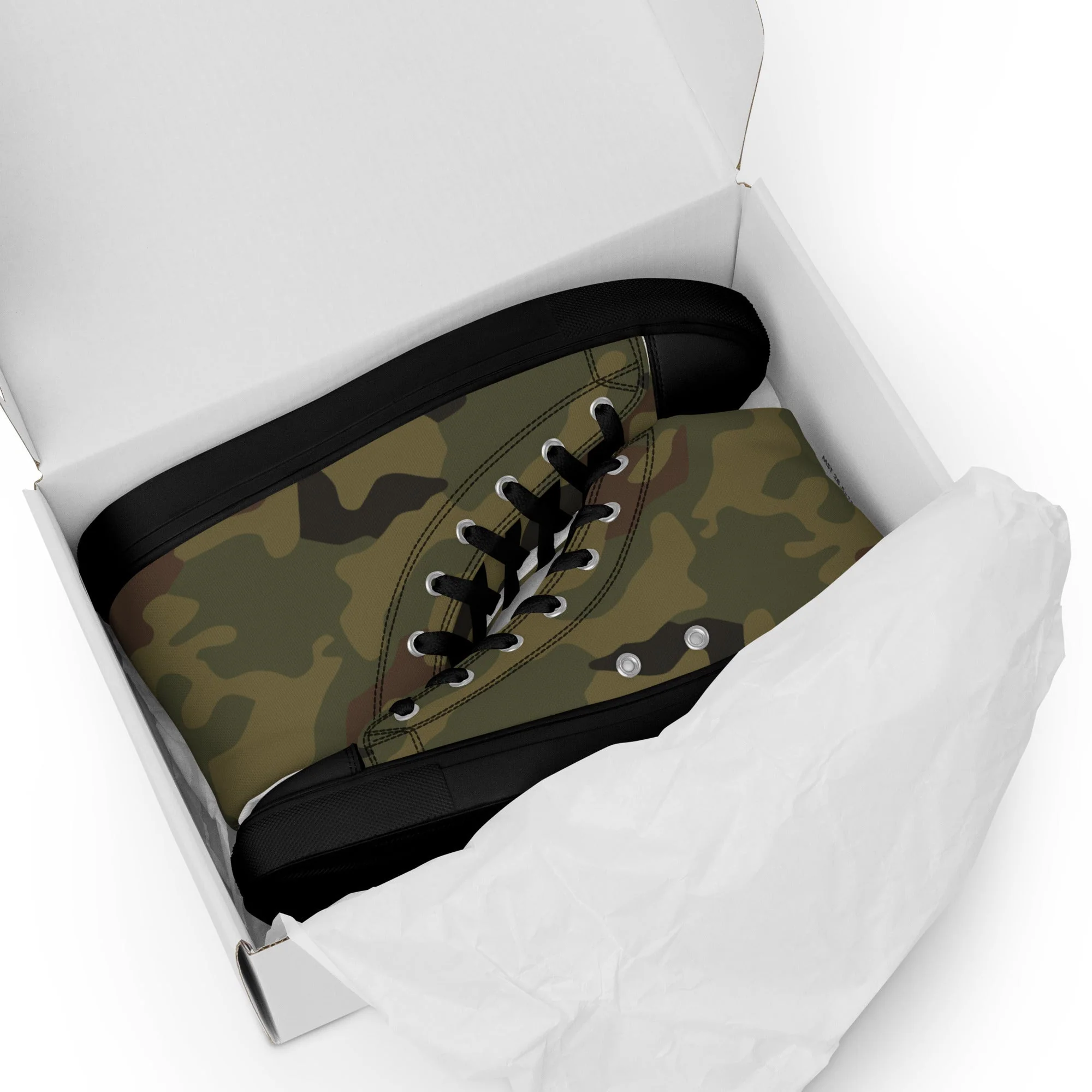 Polish Pantera WZ93 CAMO Mens High-Top Canvas Shoes - Image 3